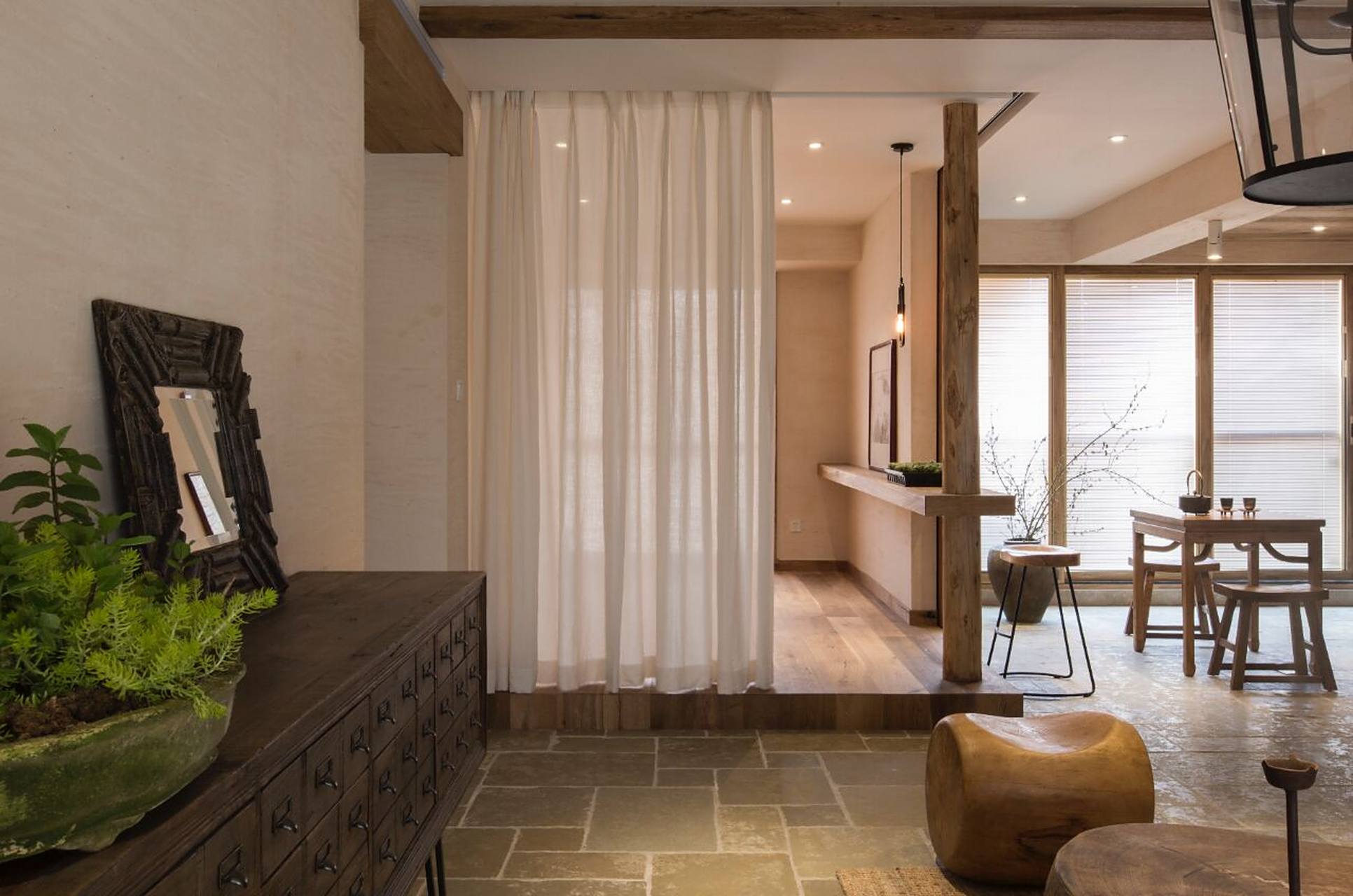 度假民宿装修案例 民宿酒店装修设计效果图,02一种对美的追求,素雅