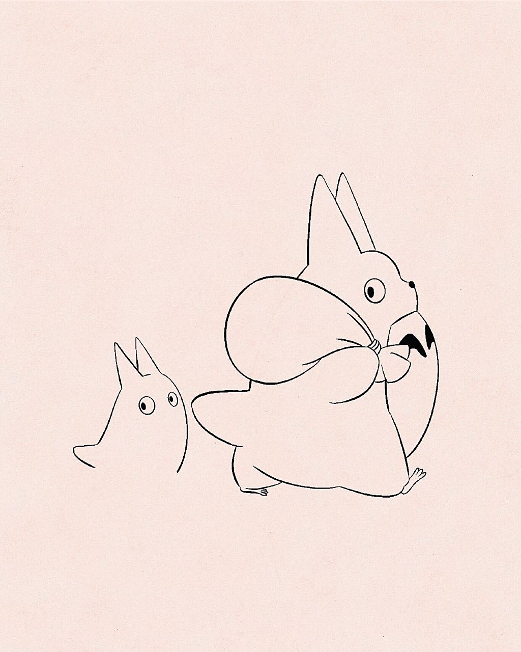 97新手教程|宫崎骏龙猫简笔画教程|小白必会 97爱分享 爱画画