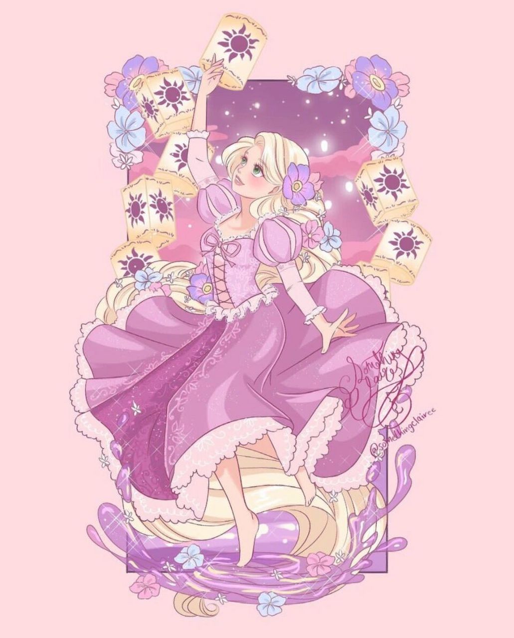 插画欣赏98 梦幻童话里的迪士尼公主94 来自艺术家「clairee」