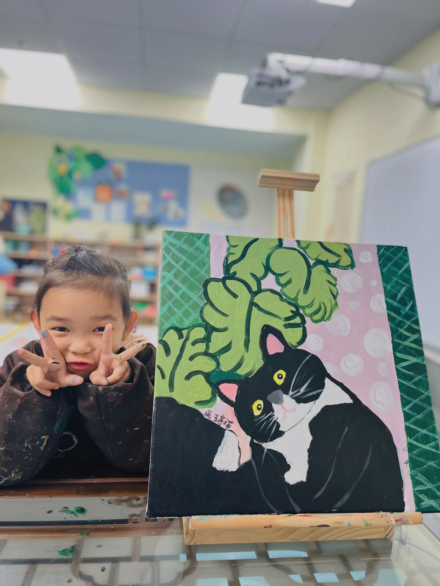 衢州画室 | 名画中的奶牛猫 迷惑又治愈的奶牛猫,致敬马蒂斯 《名画中