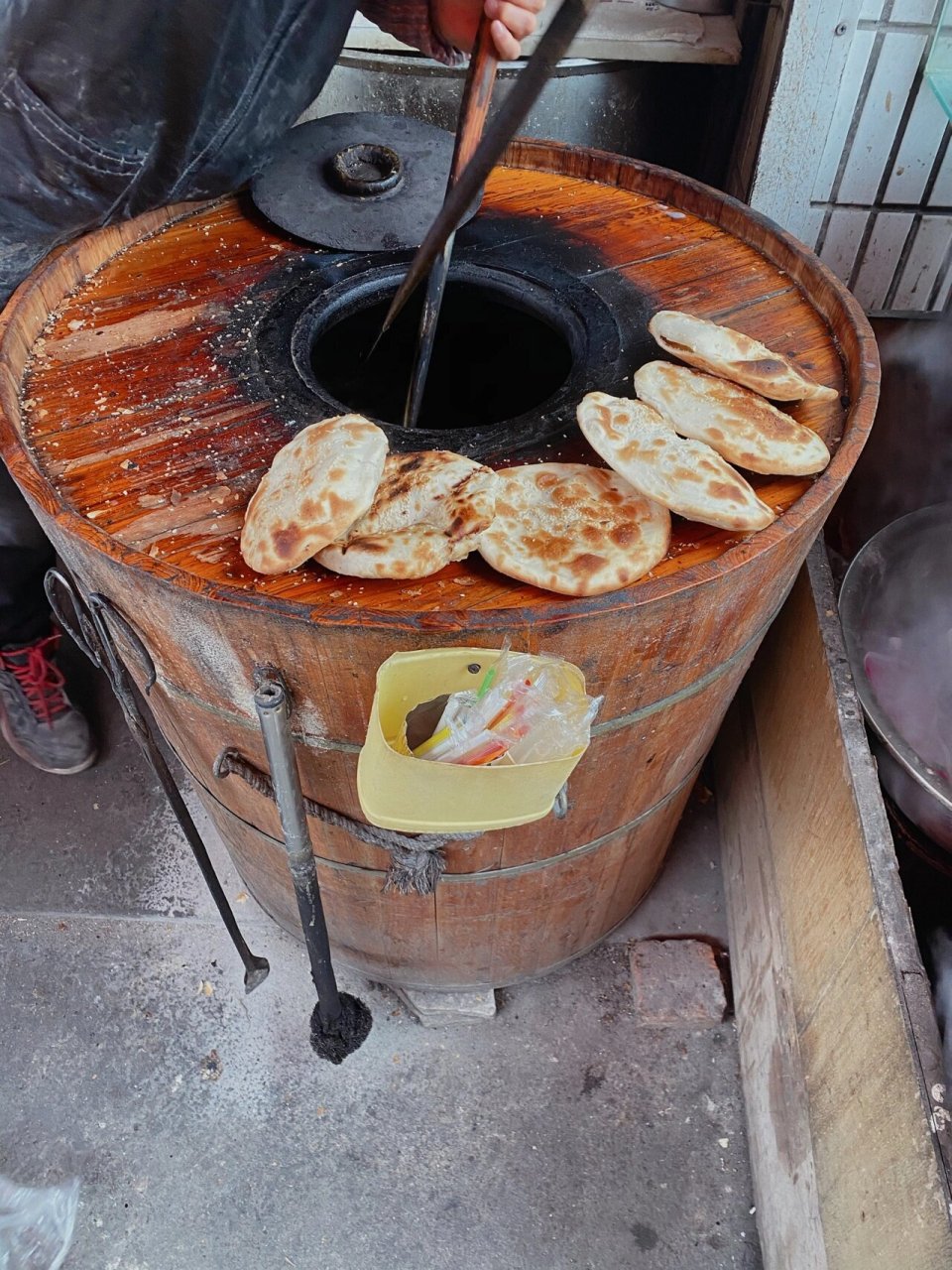 自制泥巴烧饼炉子图片