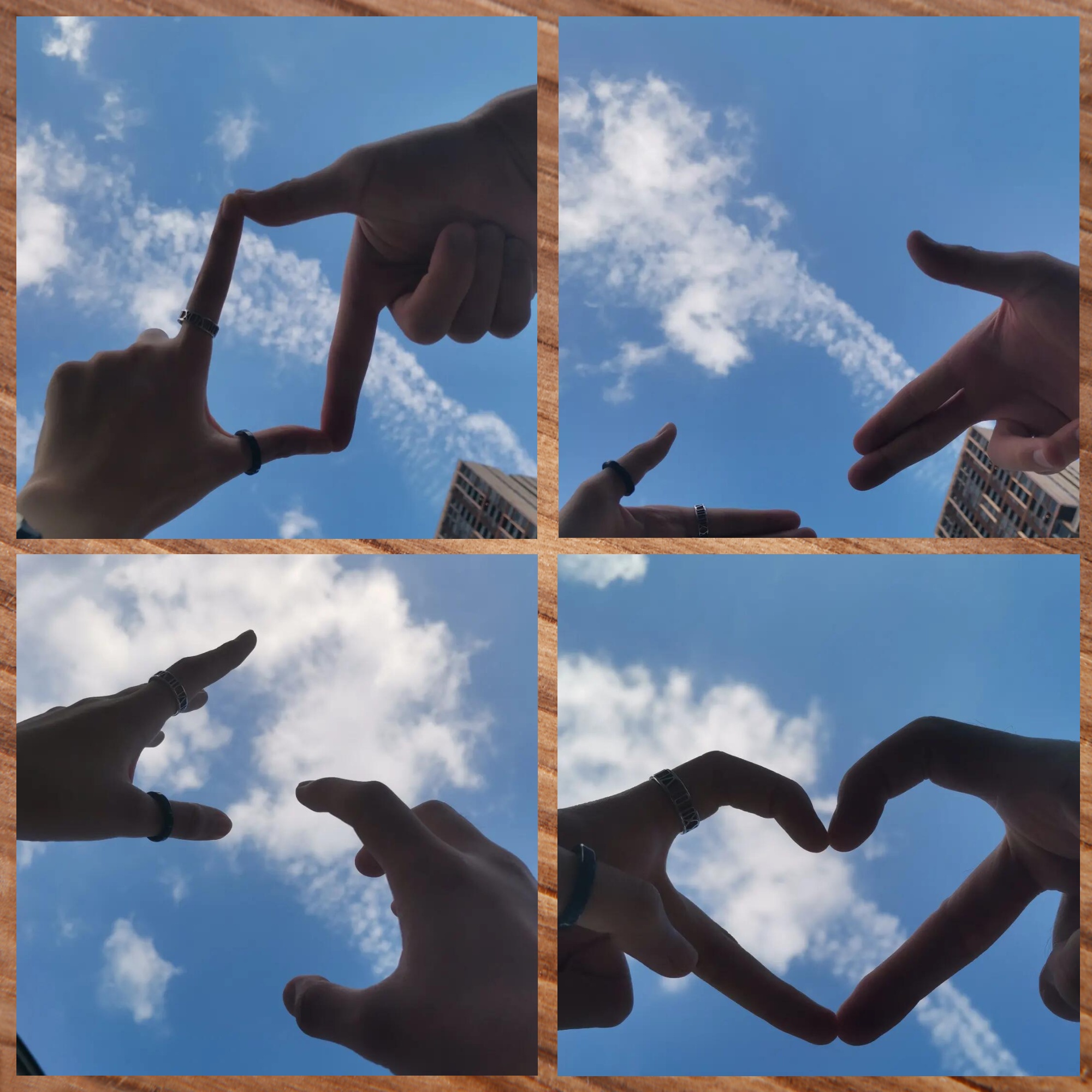 绝美情侣手势照壁纸级美图来袭