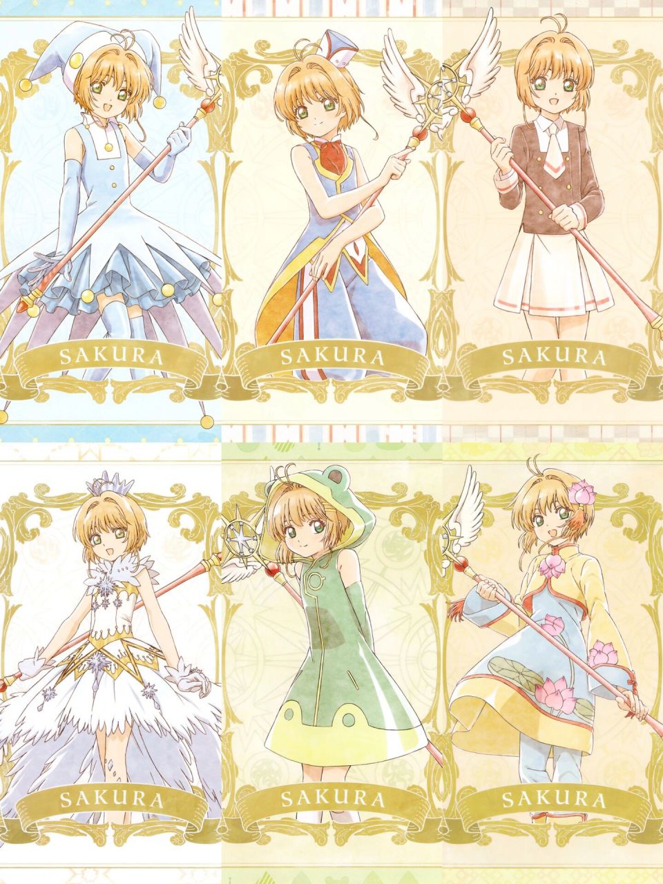 78魔卡少女樱78透明牌篇服装 虽然透明牌篇有些许争议,不过看完