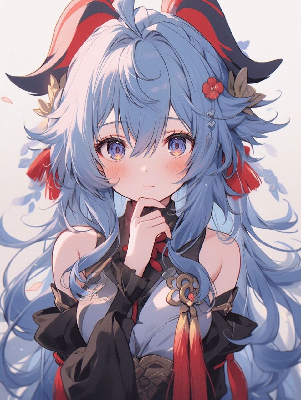 原神甘雨壁纸美图分享 使用【咔咔ai绘画】制作