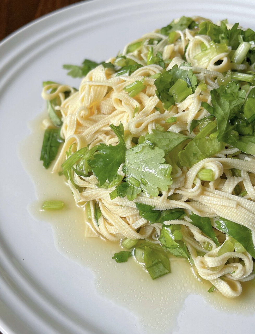 【素食分享】一人食菜香菜拌干丝 【香菜干丝】 🌱今日食材: 百叶丝