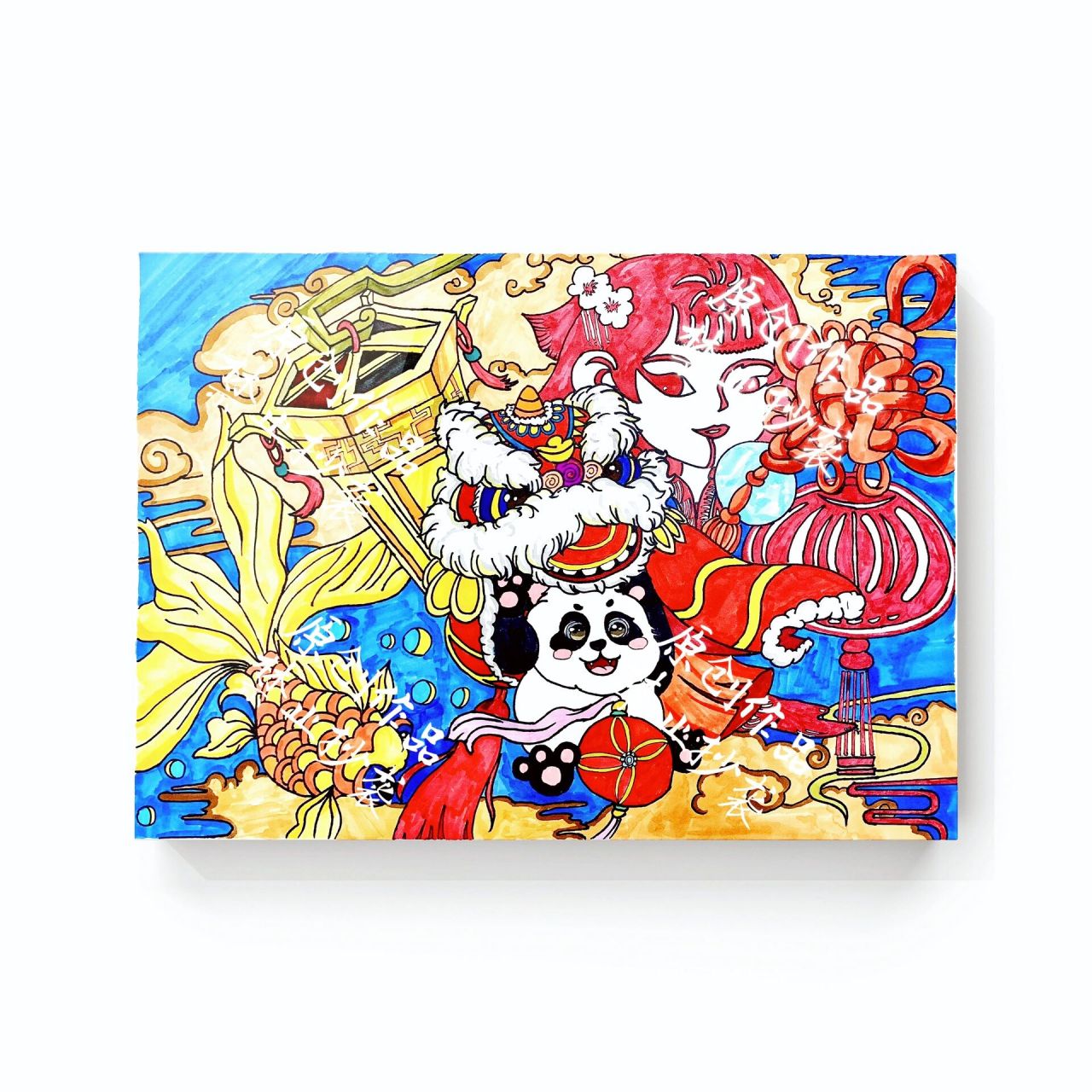 视觉传达手绘|非遗传统文化传承主题绘画