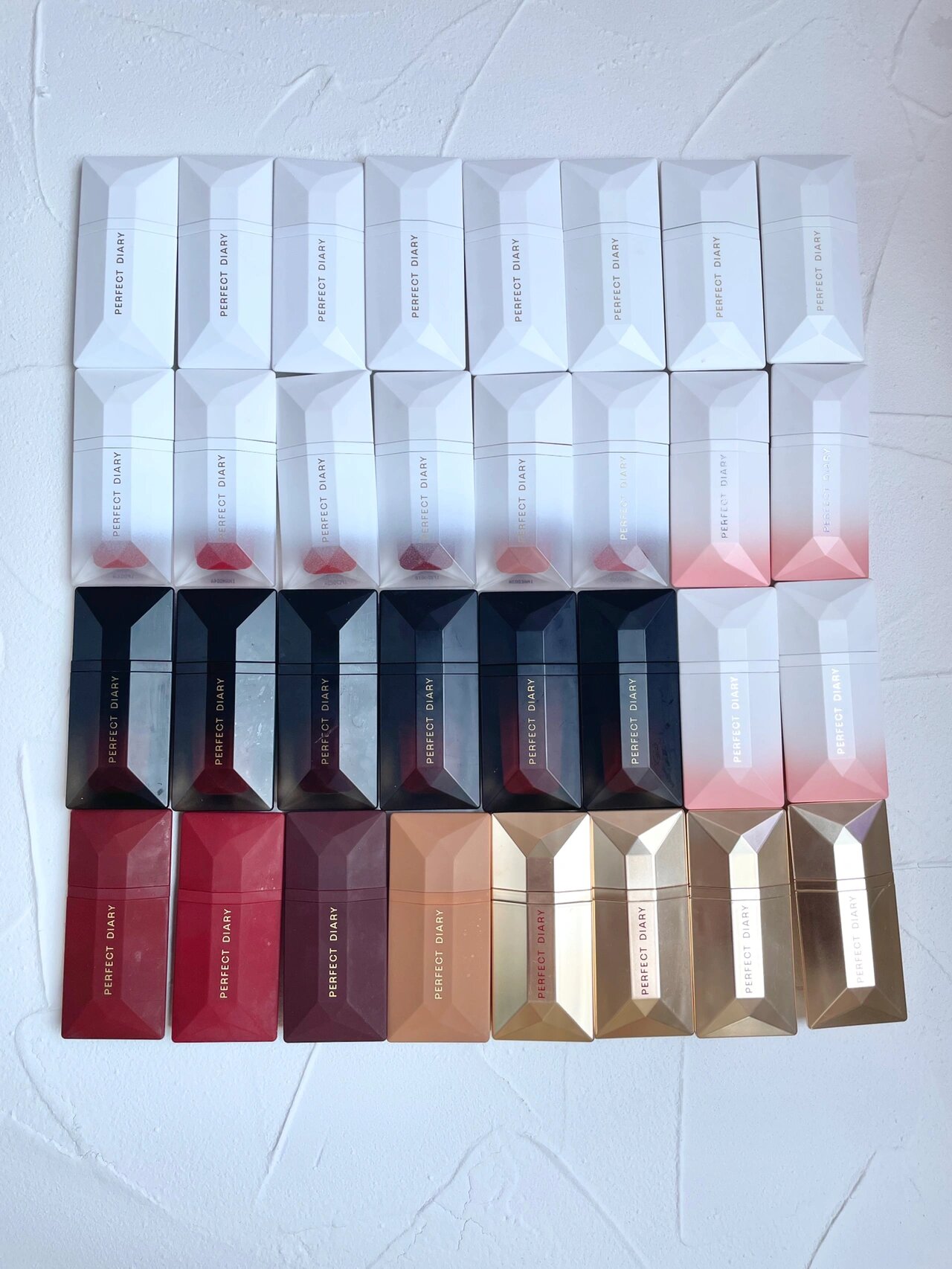 32支大工程!完美日记名片唇釉全套上嘴试色