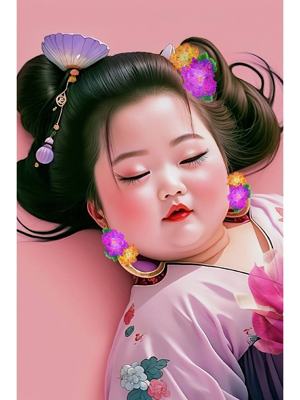 【清心寡欲系列】这头像就贼适合你姐妹,胖嘟嘟的可爱女孩,你喜欢哪张