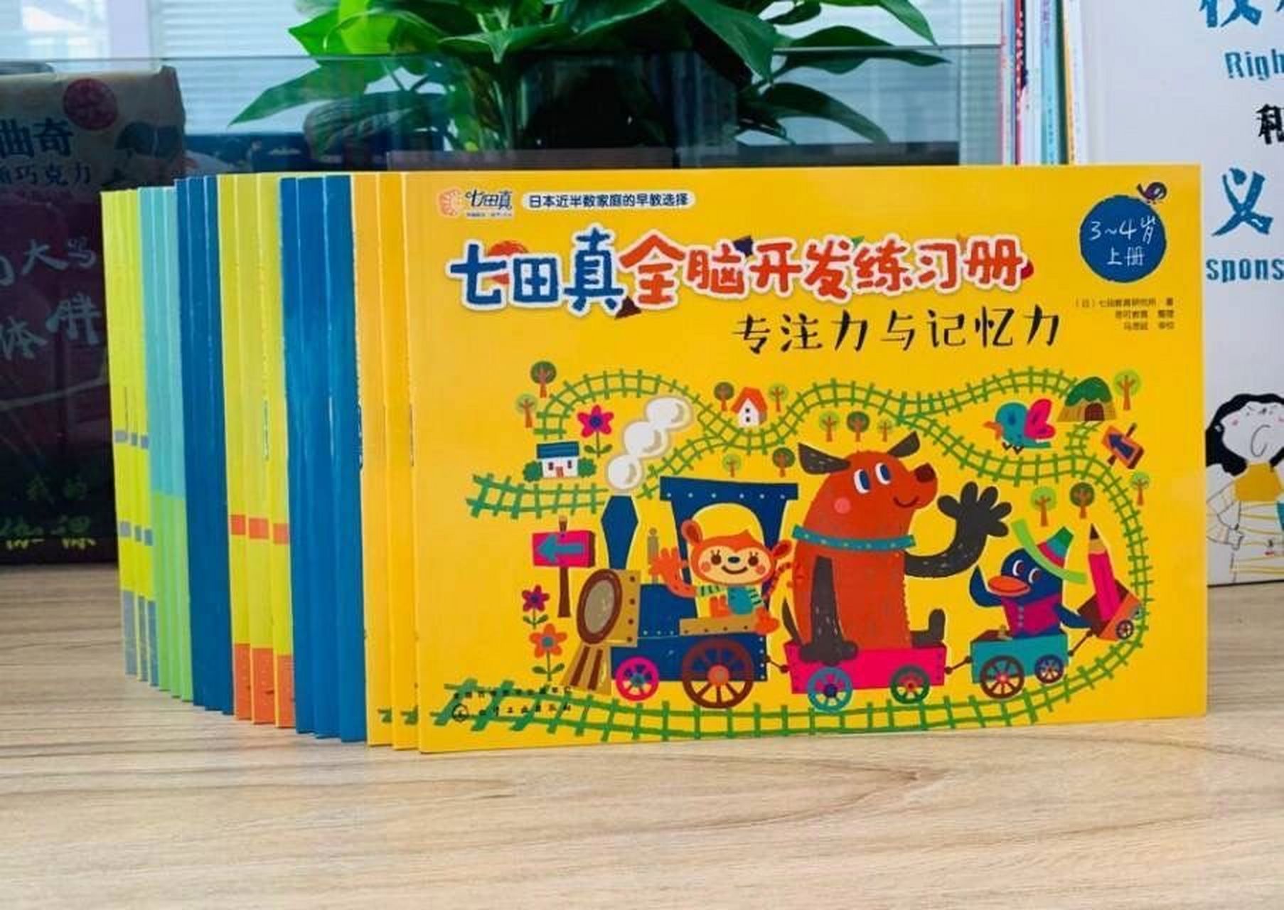 七田真全脑开发练习册 不同年龄段 推荐一套非常非常棒的书～七田真全