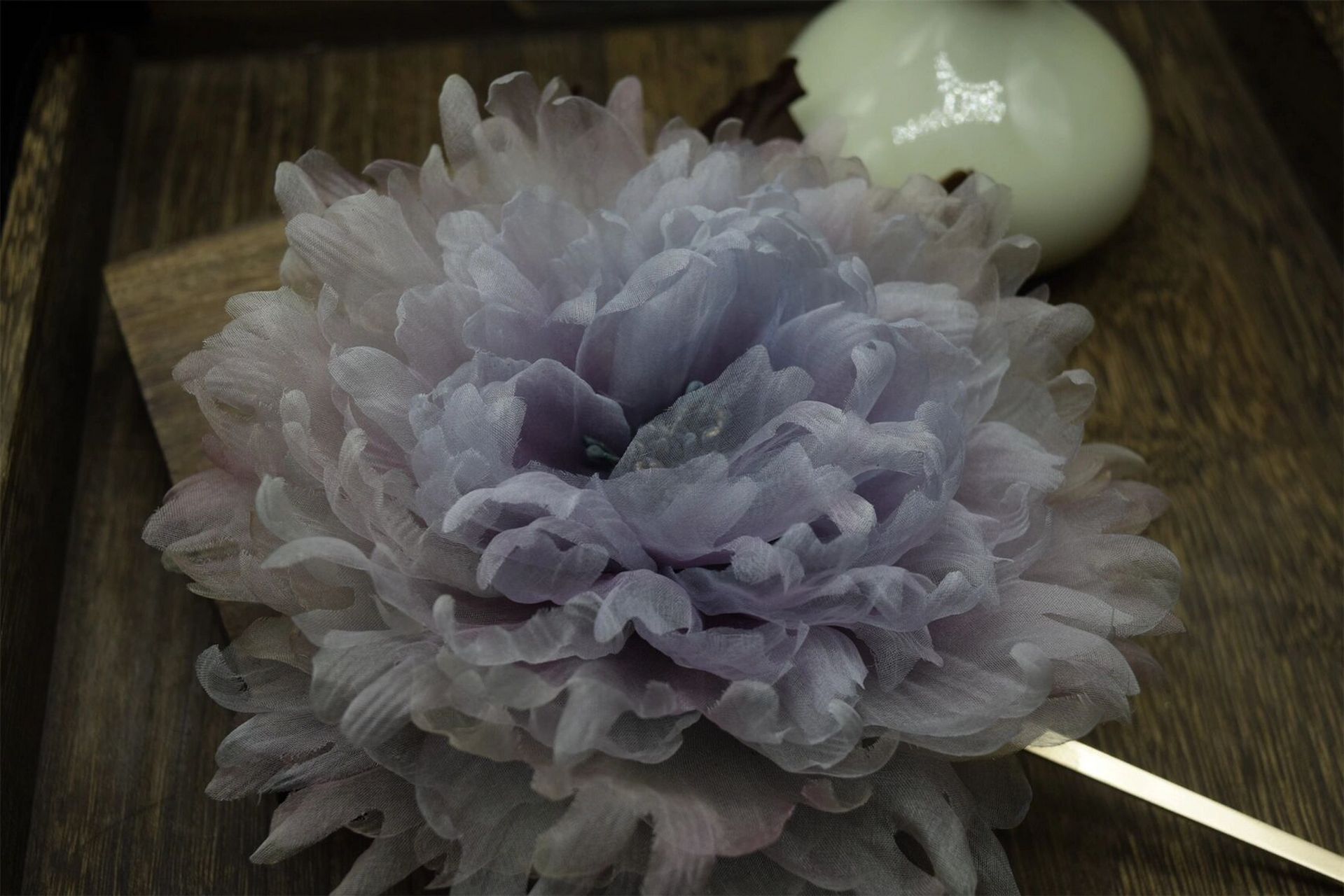 紫灰色牡丹花 低调不张扬,却自显高贵