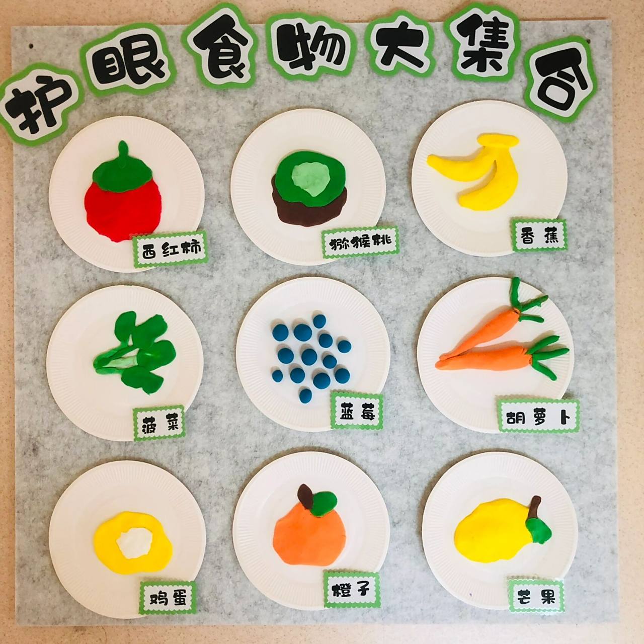 幼儿园环创|保护眼睛展板