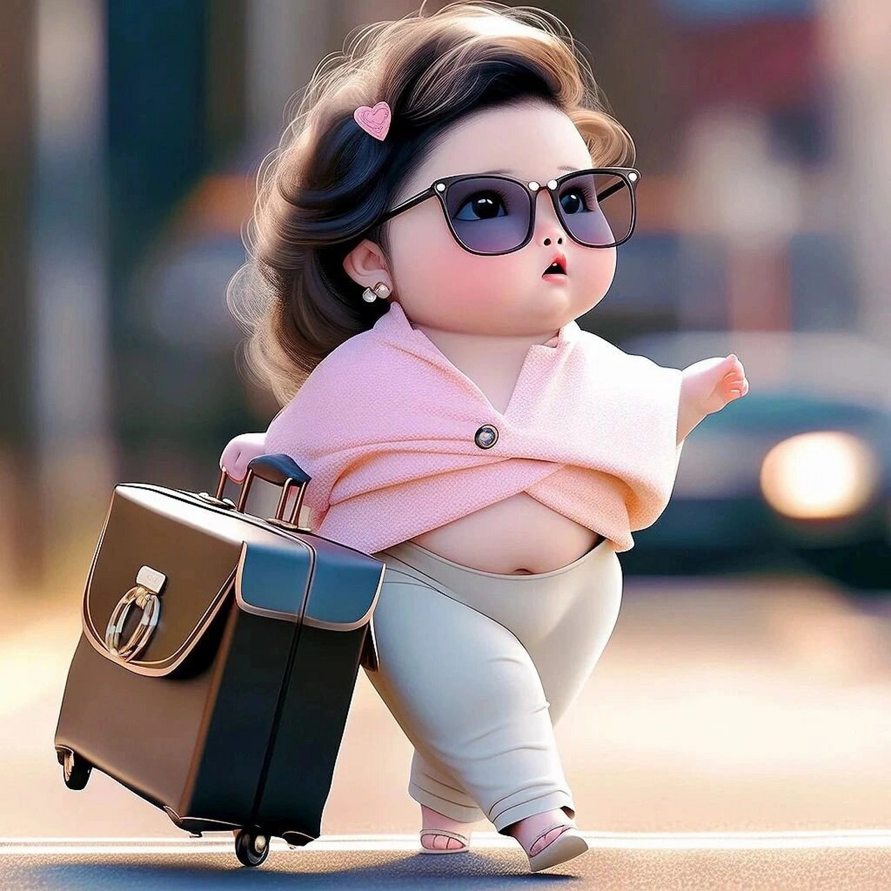 可爱头像 给小胖女孩准备一组超可爱头像,拿走不谢