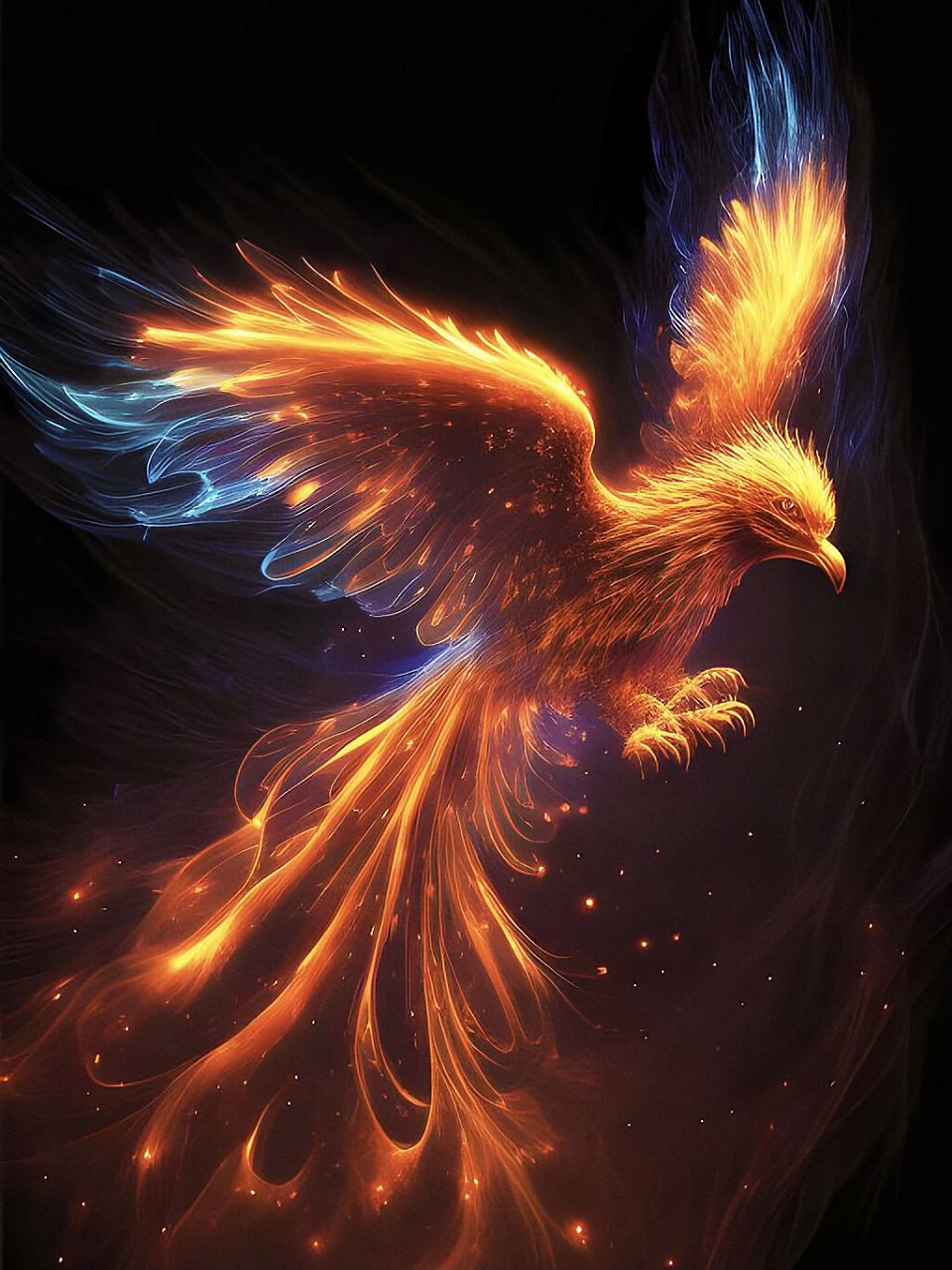 神鸟凤凰,涅槃磐浴火重生
