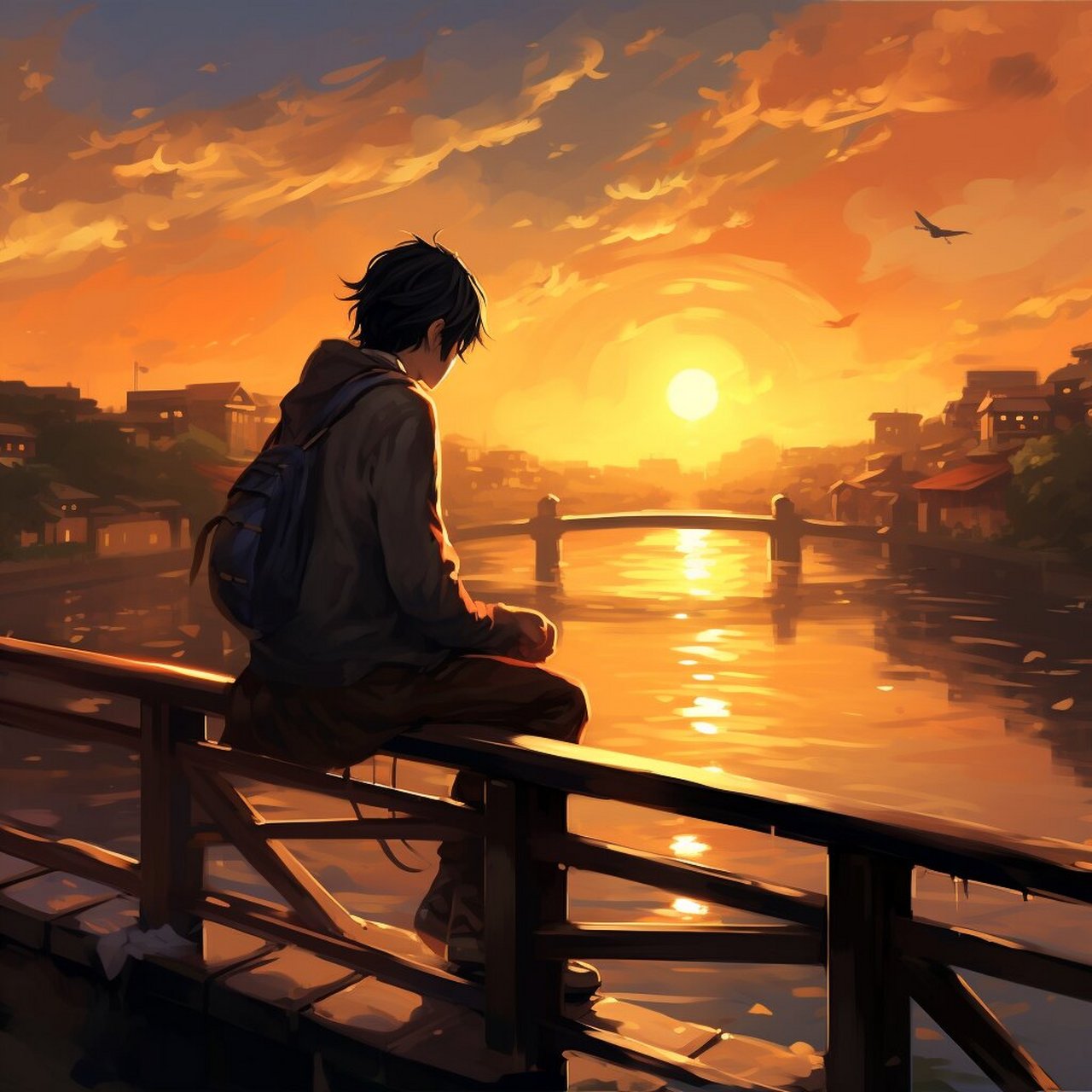 一起来看夕阳吧7815,好看的男生头像