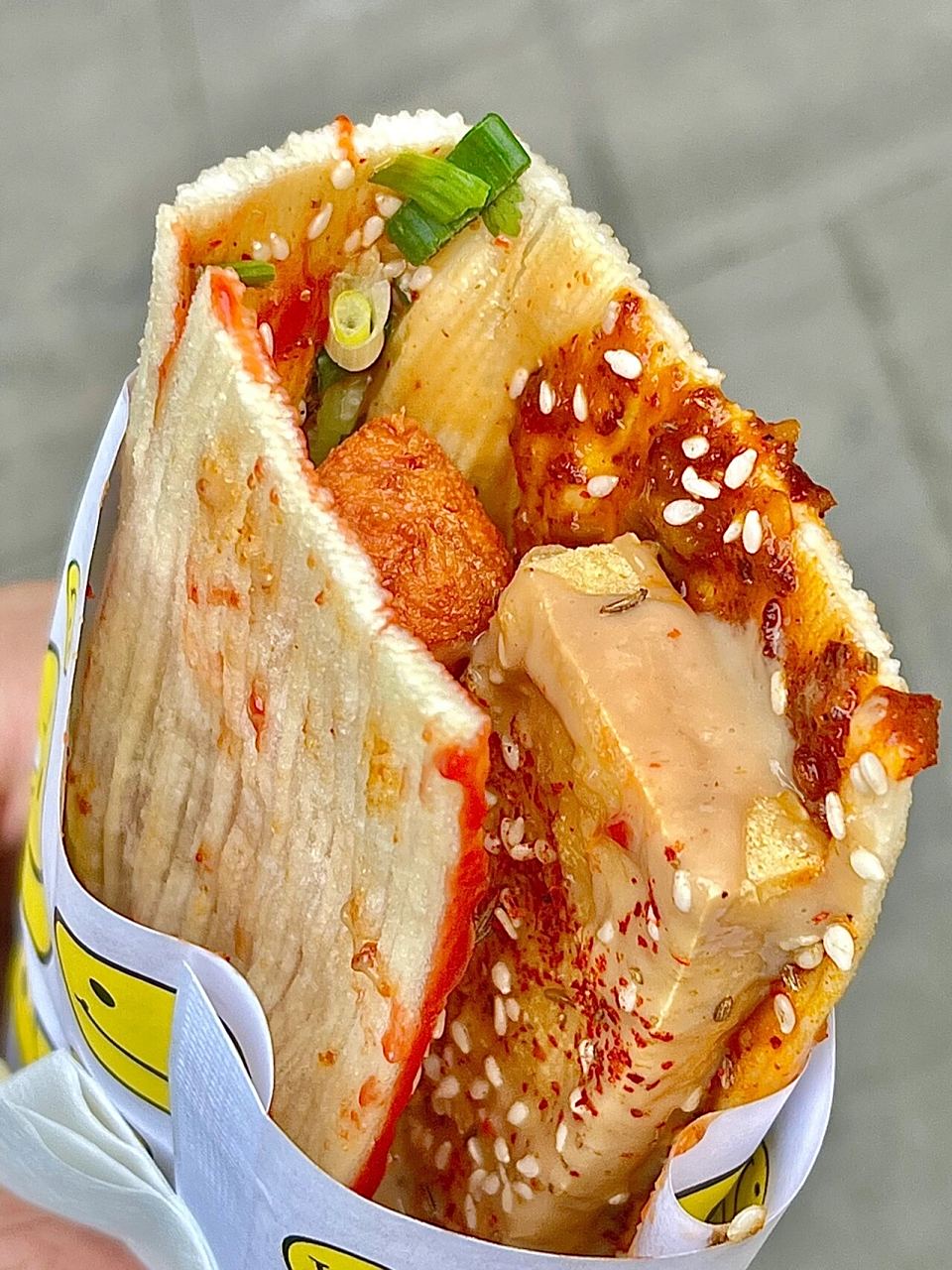 青岛小吃 | 炸冷面卷臭豆腐 是臭还是香?