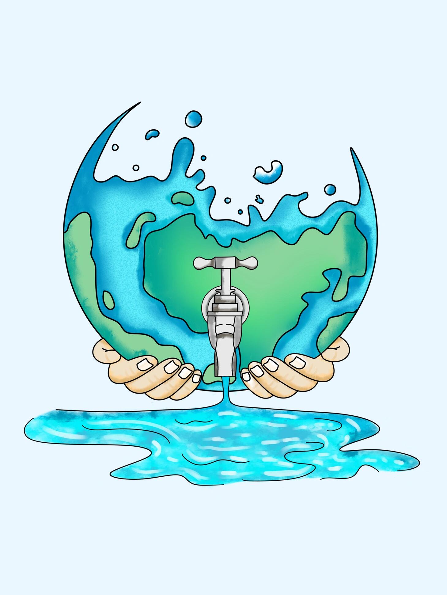 933-19免扣素材 | 节约水资源素材93