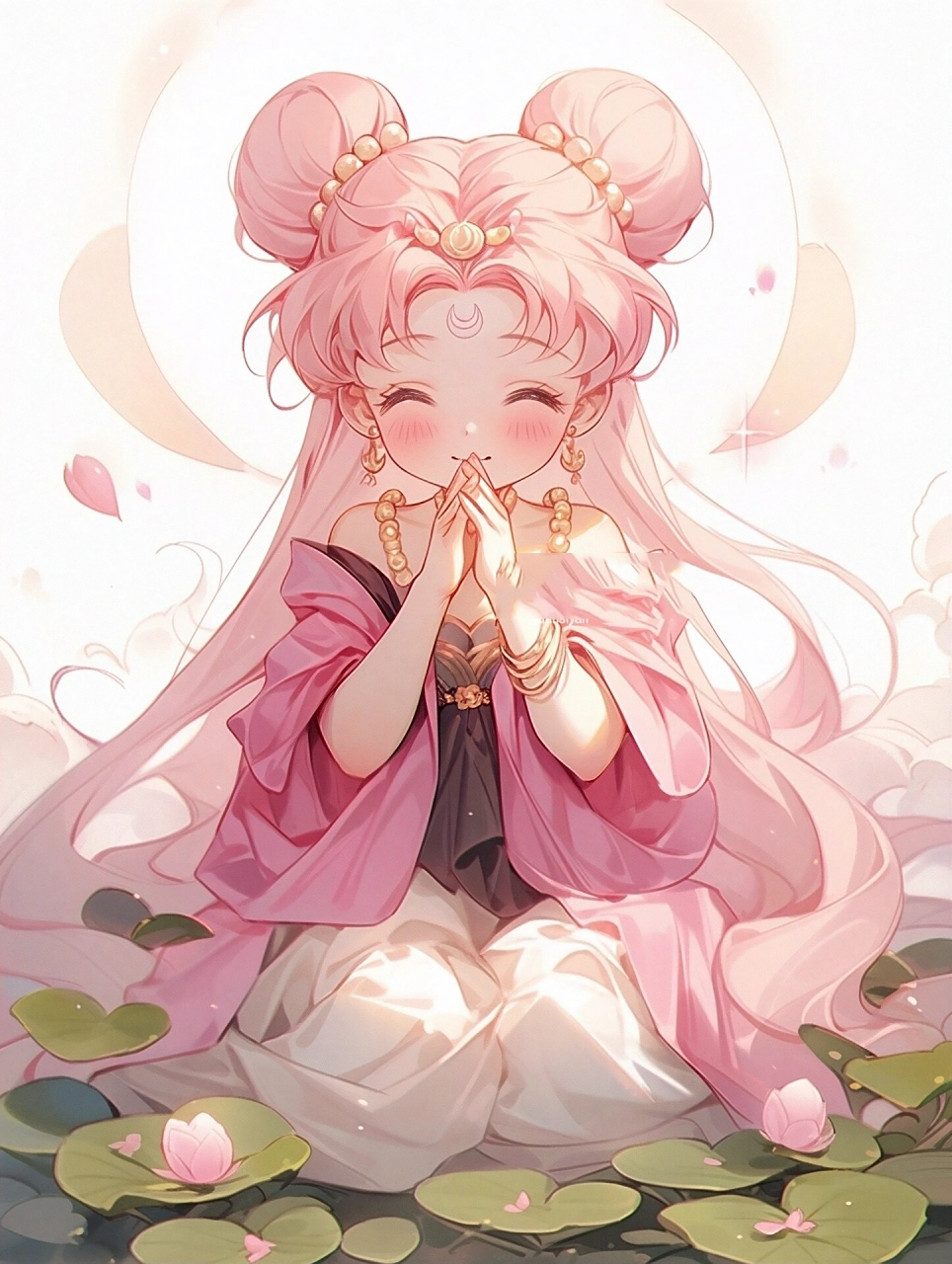 虔诚许愿的美少女|国风动漫头像 #少女头像# #动漫头像# #国风# #可爱