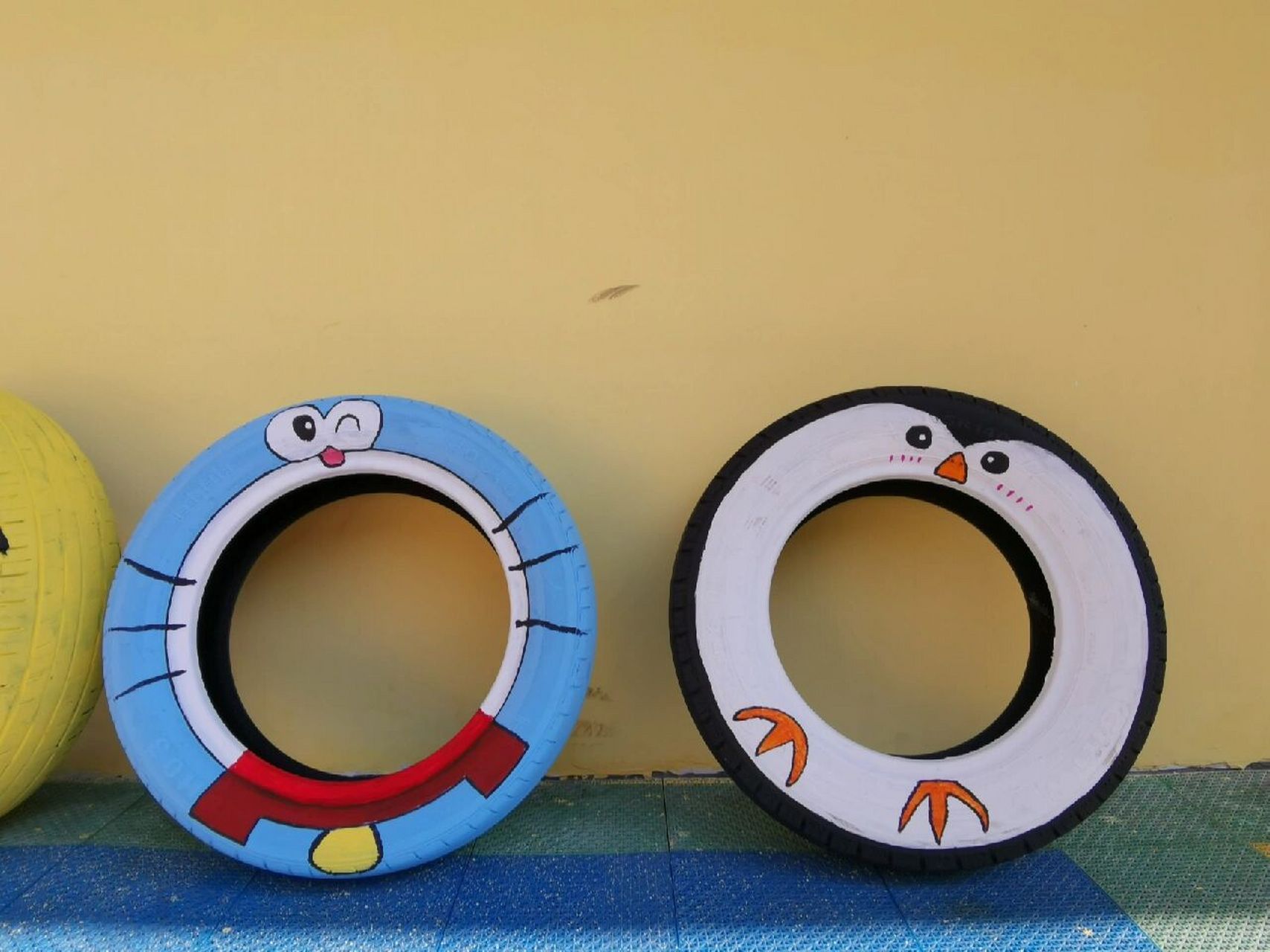 轮胎画 一些超可爱图案的轮胎画73