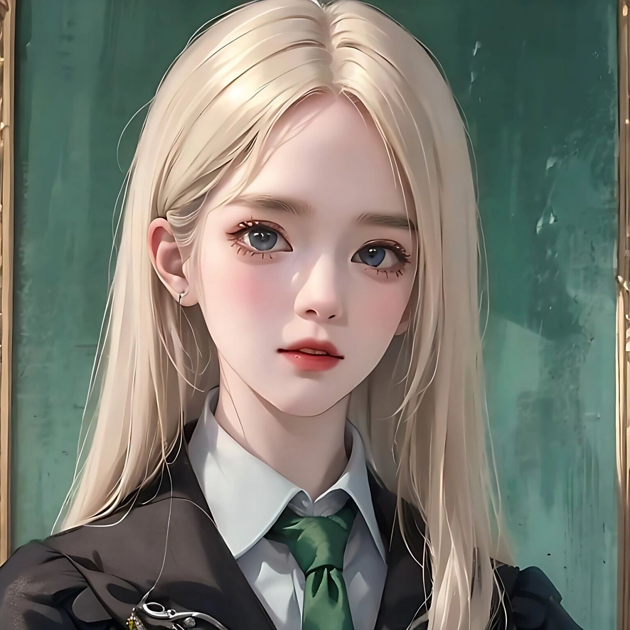 女生头像·金发碧眼的贵族少女97