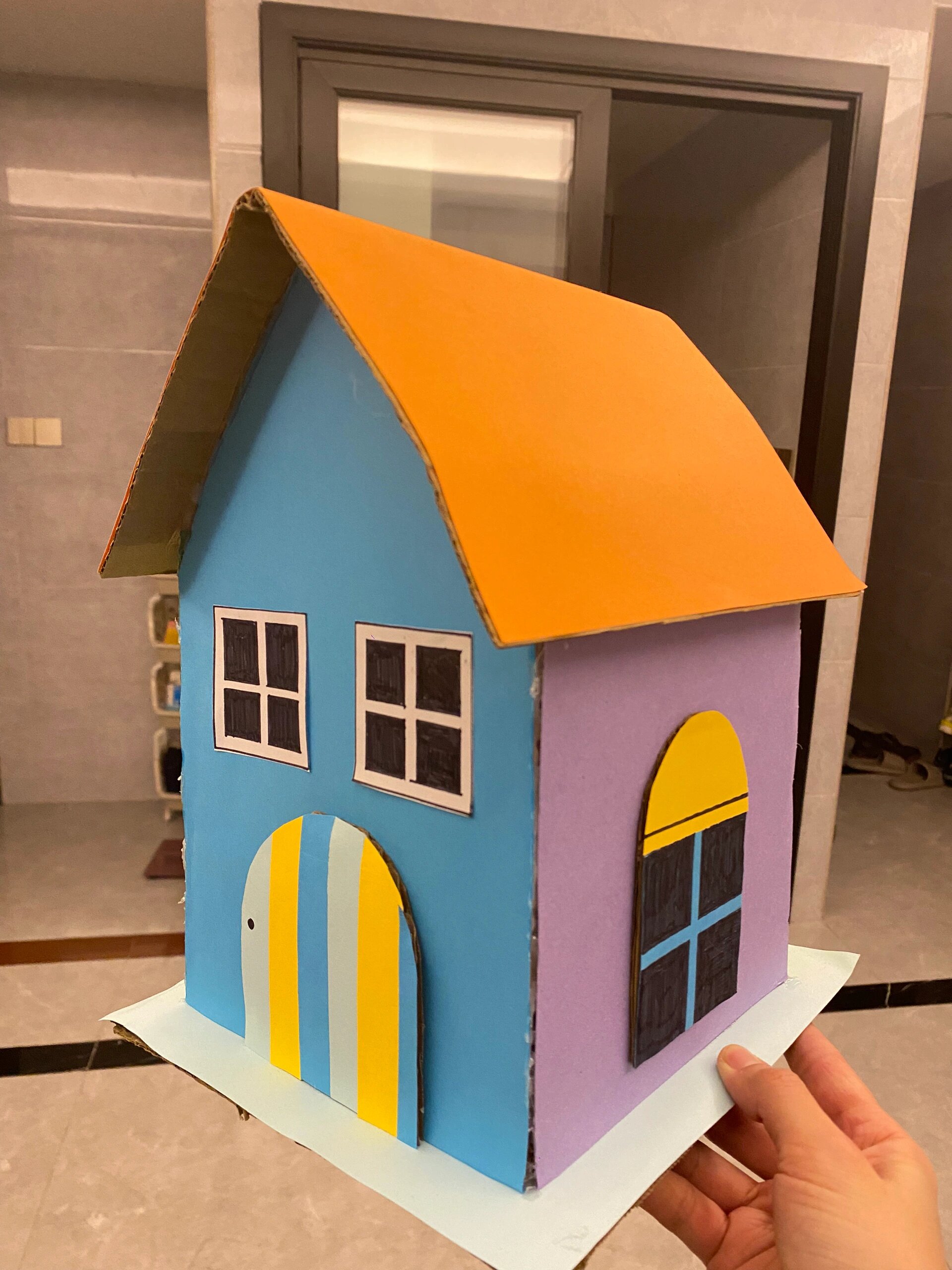 纸皮手工房子