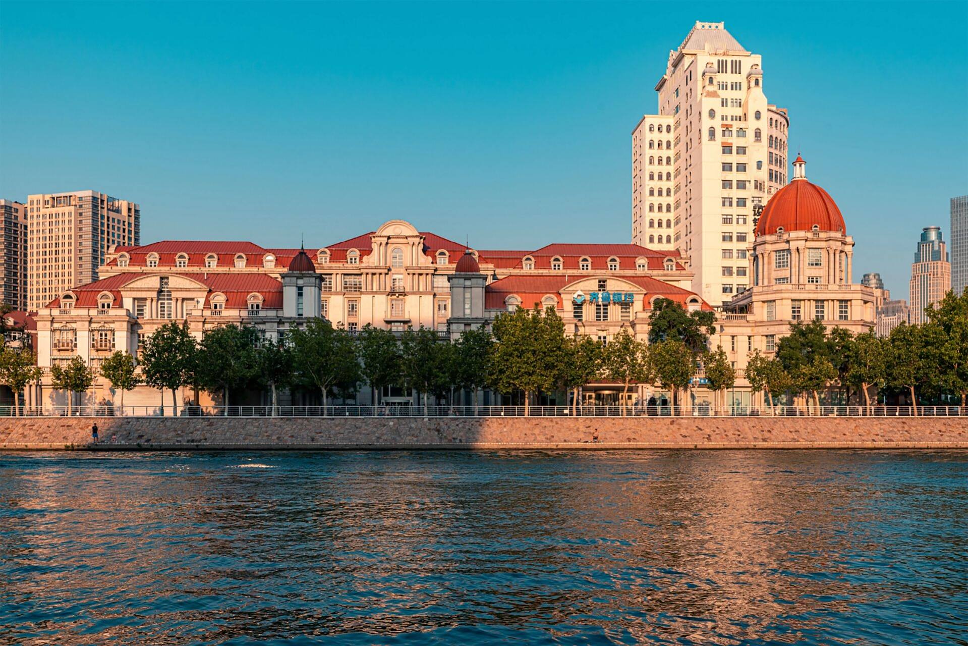 citywalk③|天津之眼-海河风景线-海河夜景 从进步桥出发,步行到天津