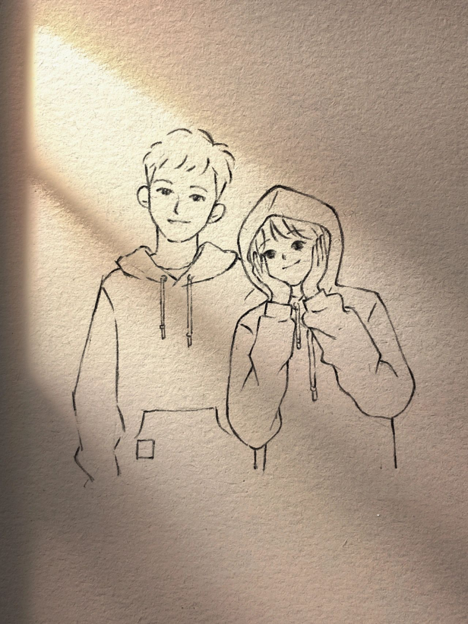 简笔画 男孩女孩996978156998 你正是让我无需多想的理由