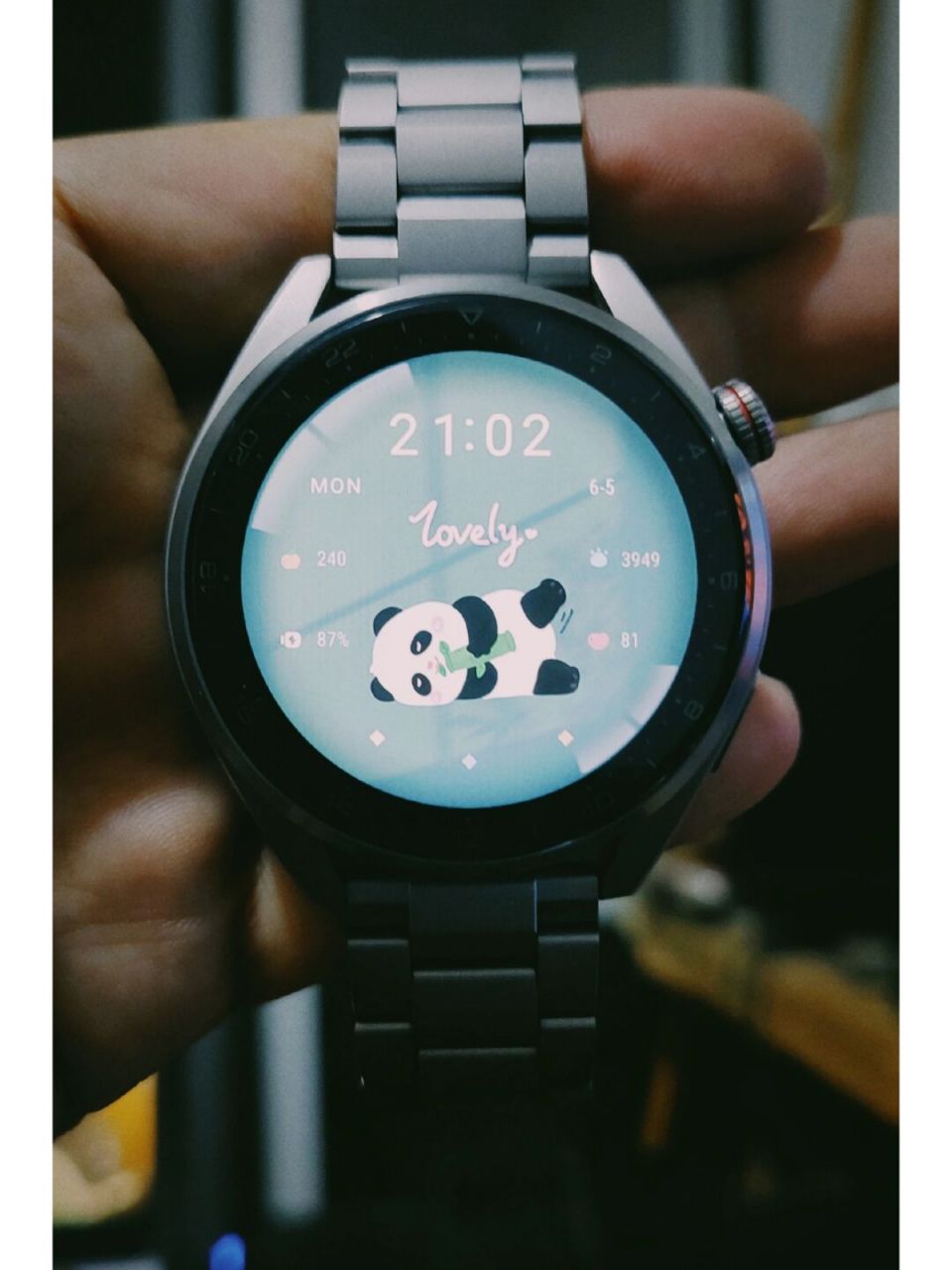 华为watch3pronew可爱熊猫表盘9460 华为watch3pronew可爱熊猫