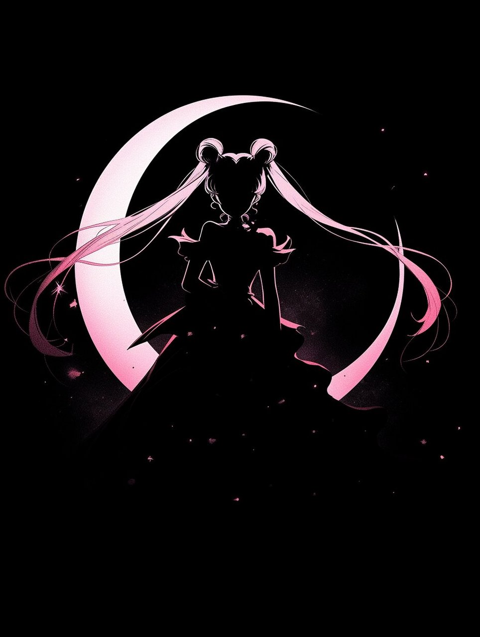 壁纸 89|谁懂7515这组水冰月剪影壁纸美爆 美少女战士的剪影姿势