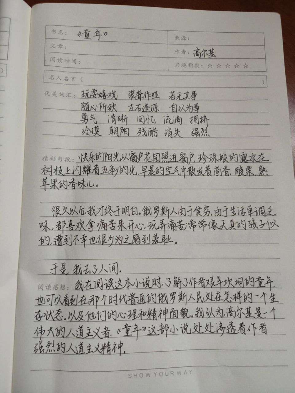 读书笔记打卡# #摘抄# #手写# #读书笔记# "于是,我去了人间"