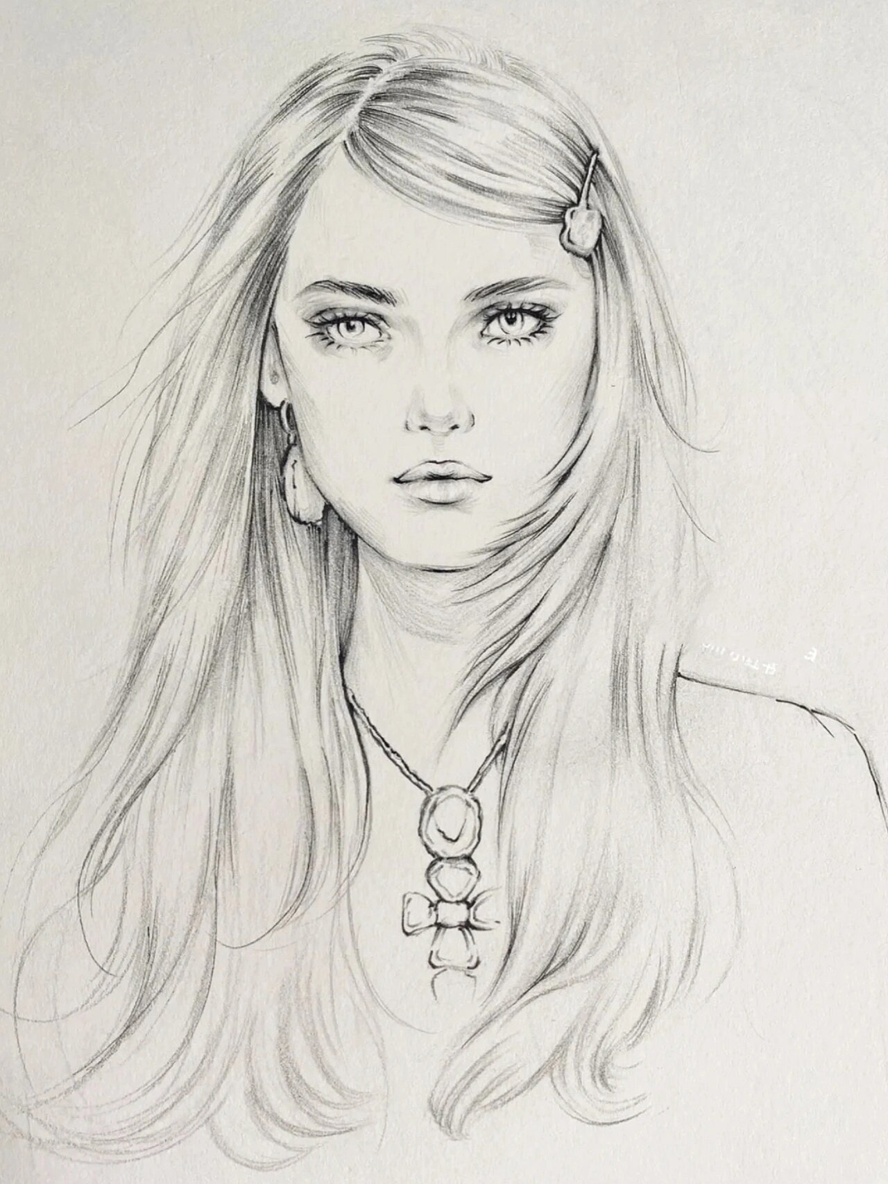 六款手绘时装画头像练习