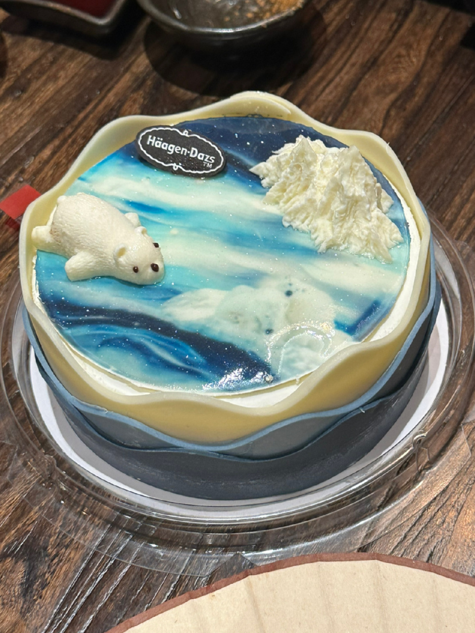 哈根达斯冰淇淋蛋糕 每年过生日都会定哈根达斯家的蛋糕98 之前的