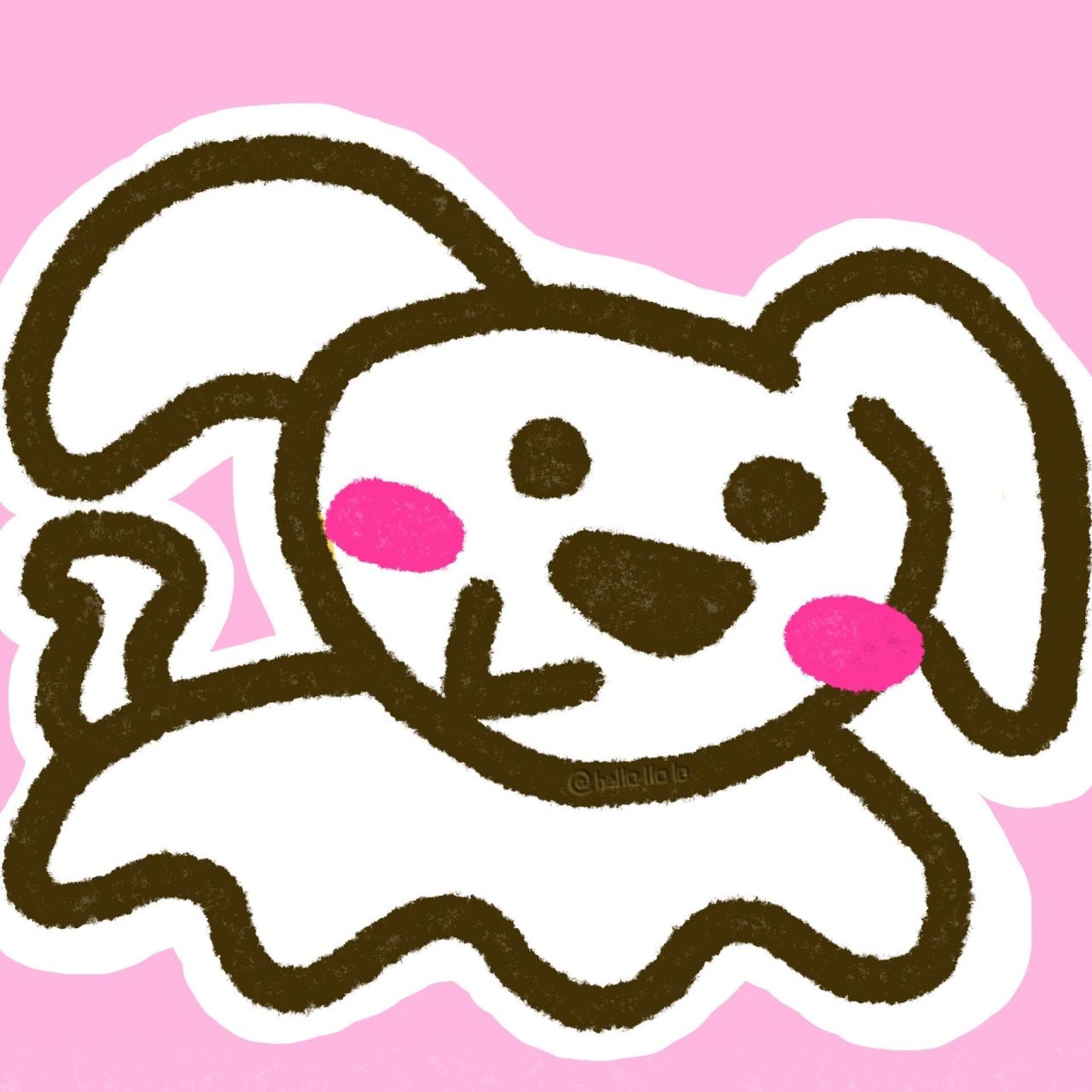 可爱头像之兔狗cp!              今天是兔子和狗狗头像!