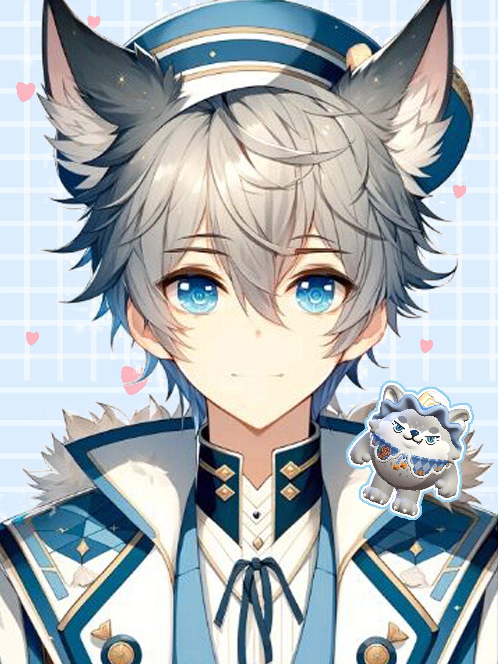 蛋仔皮肤同人|虎皮卷大灰狼拟人 蛋仔人气皮肤虎皮卷大灰狼拟人～ai