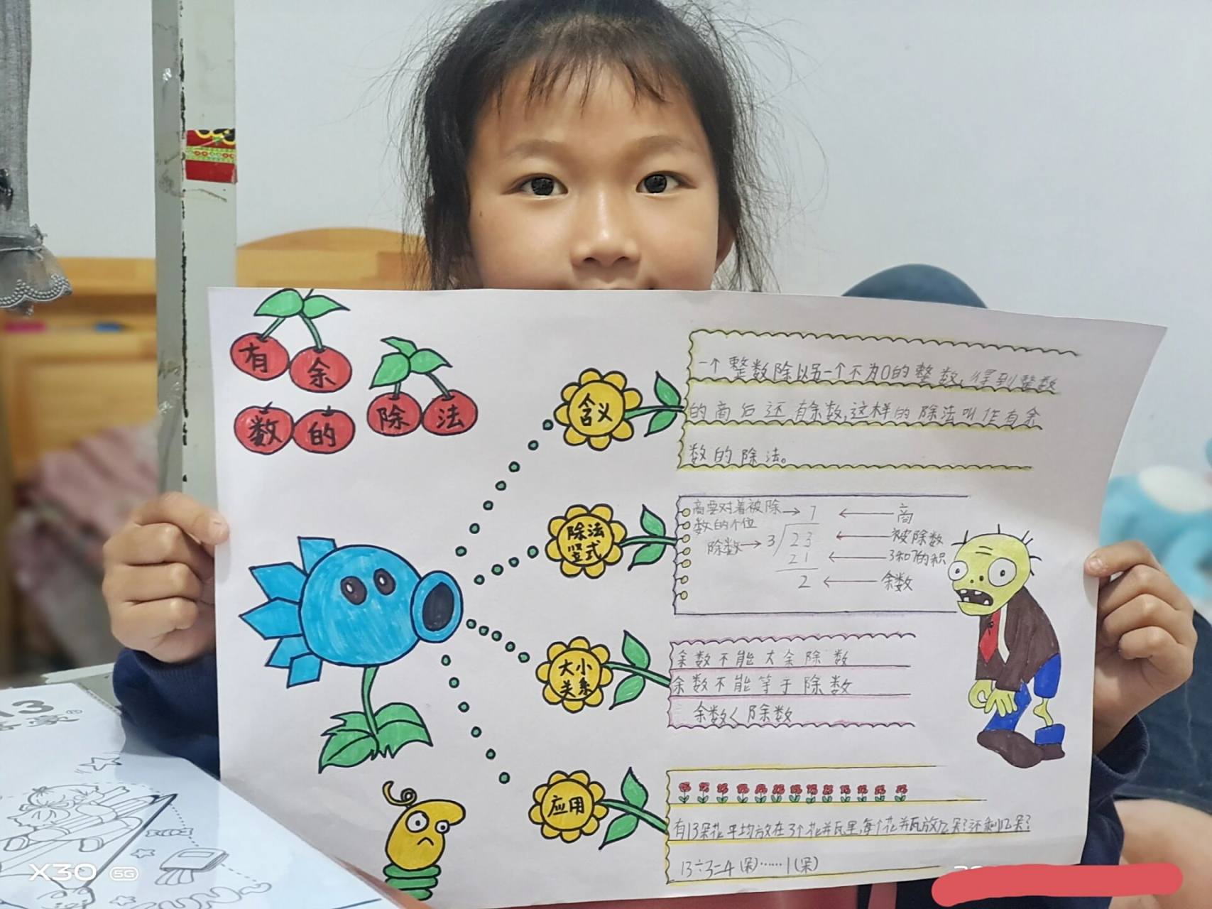 二年级下册数学《有余数的除法》思维导图