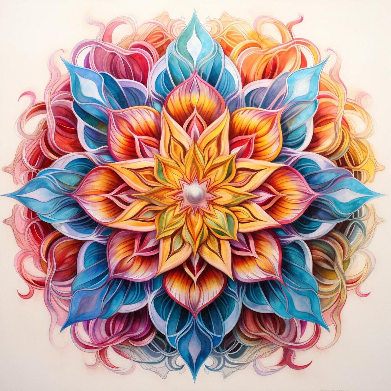 你知道吗,曼陀罗的图案往往复杂而美丽,每一笔,每一划都需要我们用心