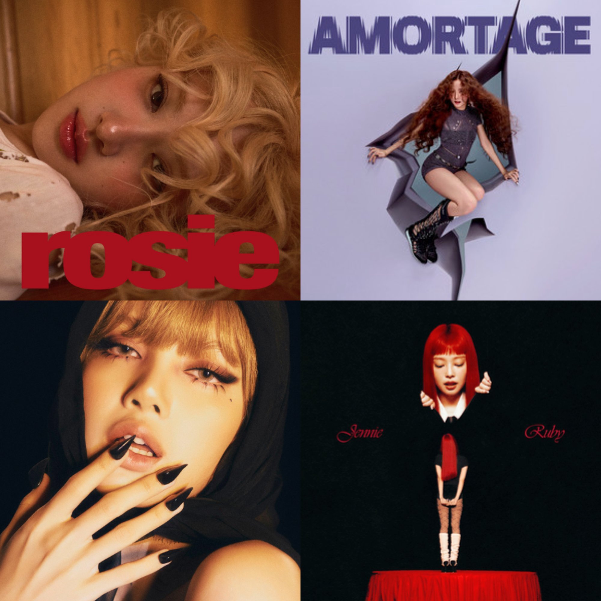 blackpink近期发行的solo作品