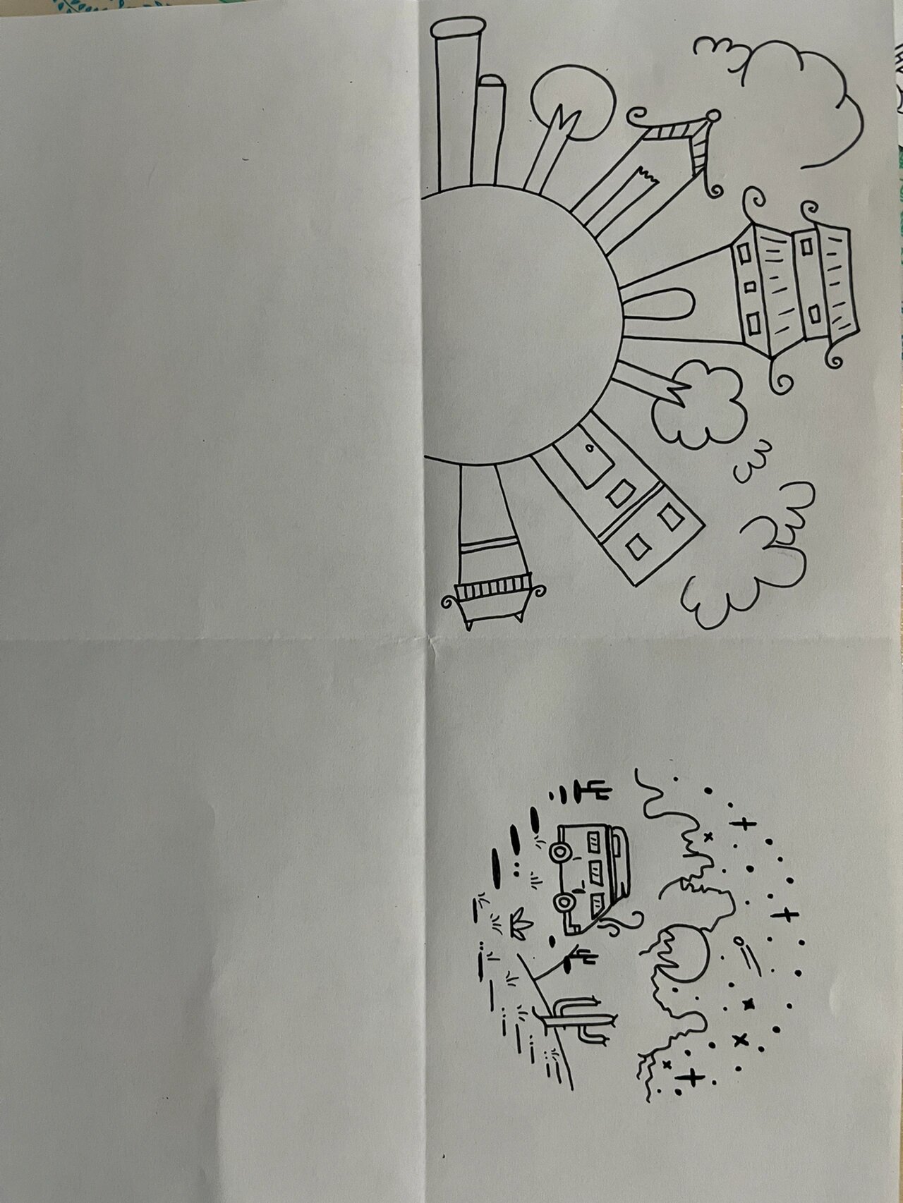 简笔画构图方式