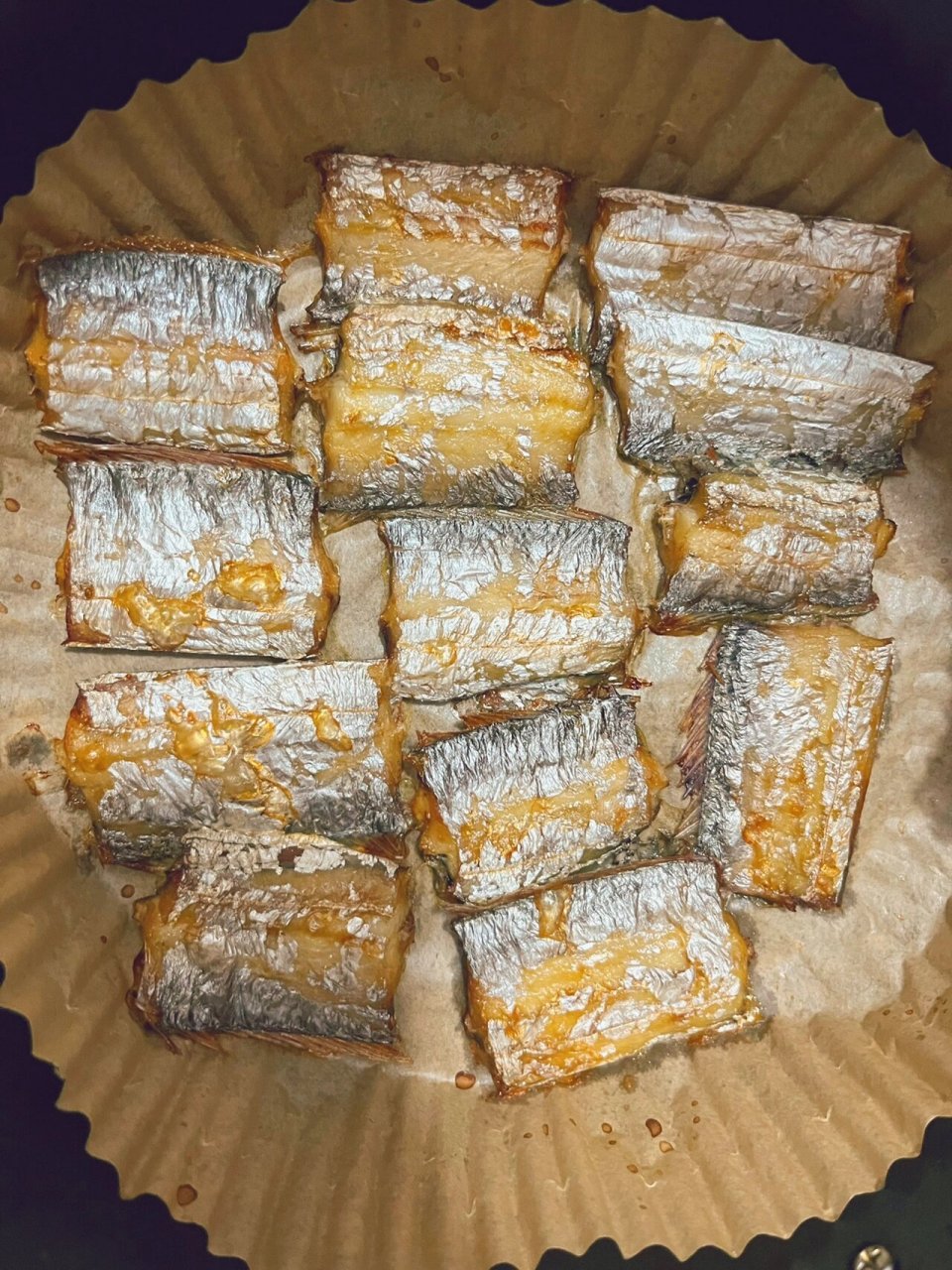 空气炸锅烤带鱼!