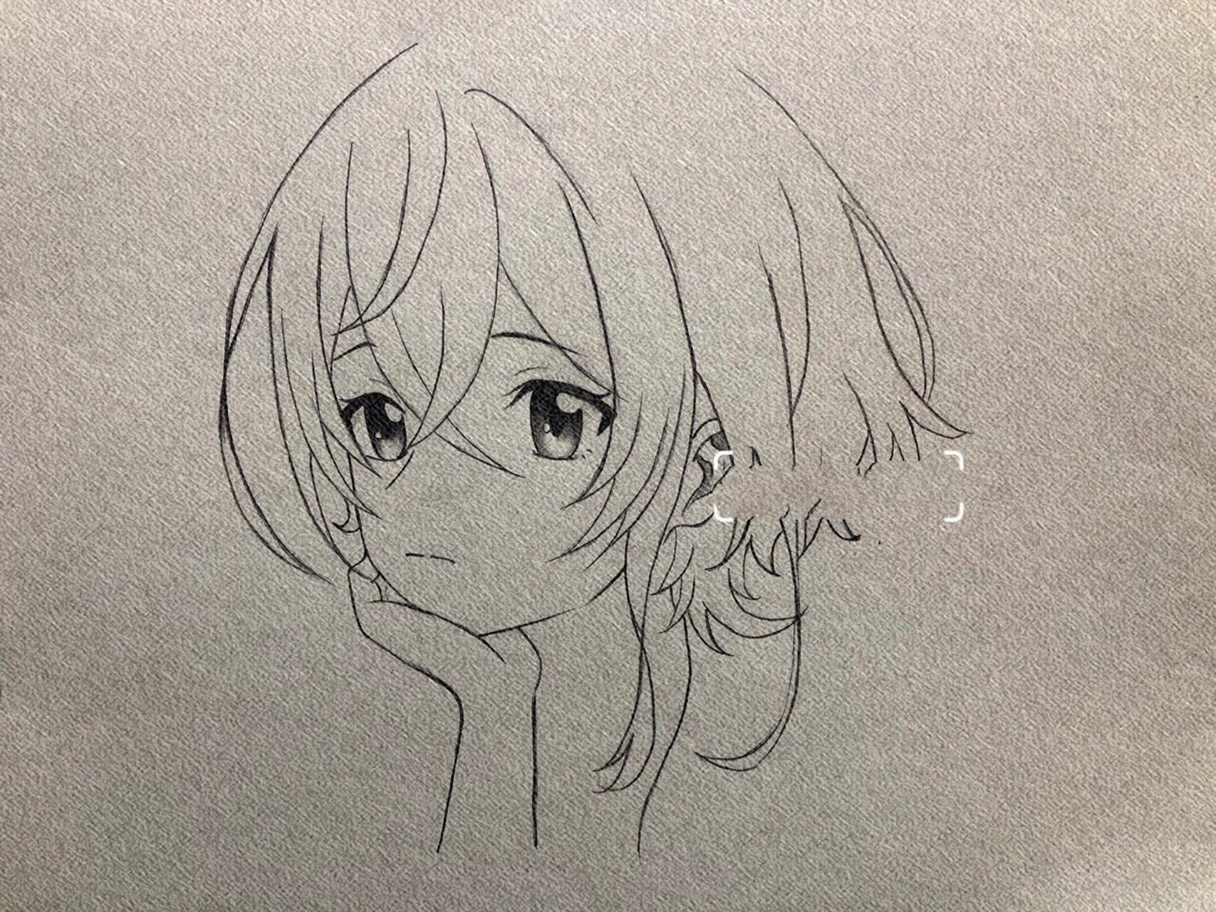 [简笔画人物教程61短发女孩] "雪很奇怪,像思念,像重逢,像爱而不得