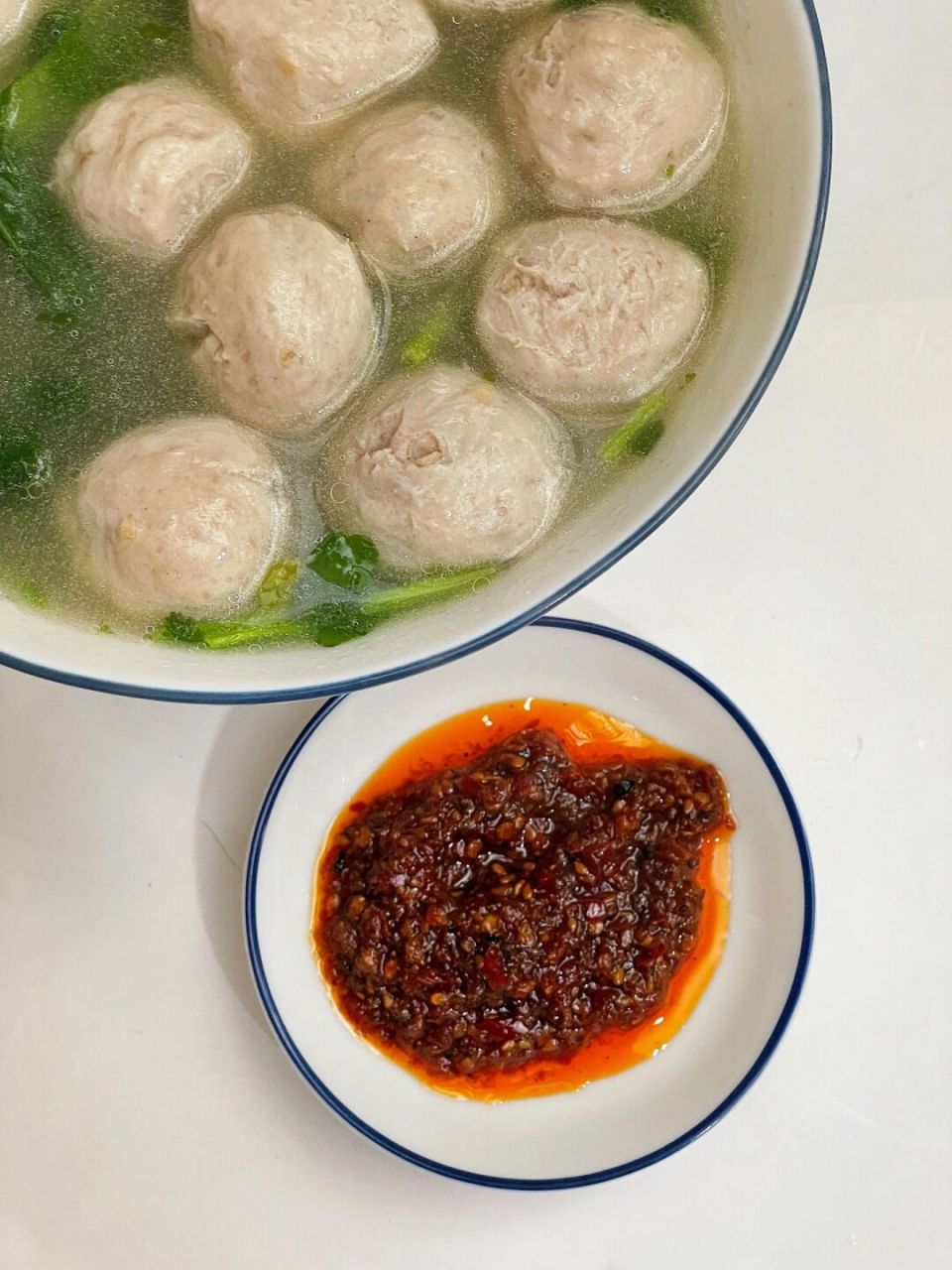 味道鲜美90青菜鹅肉丸汤 潮汕牛肉丸吃过那么多,还是头一次吃潮汕的