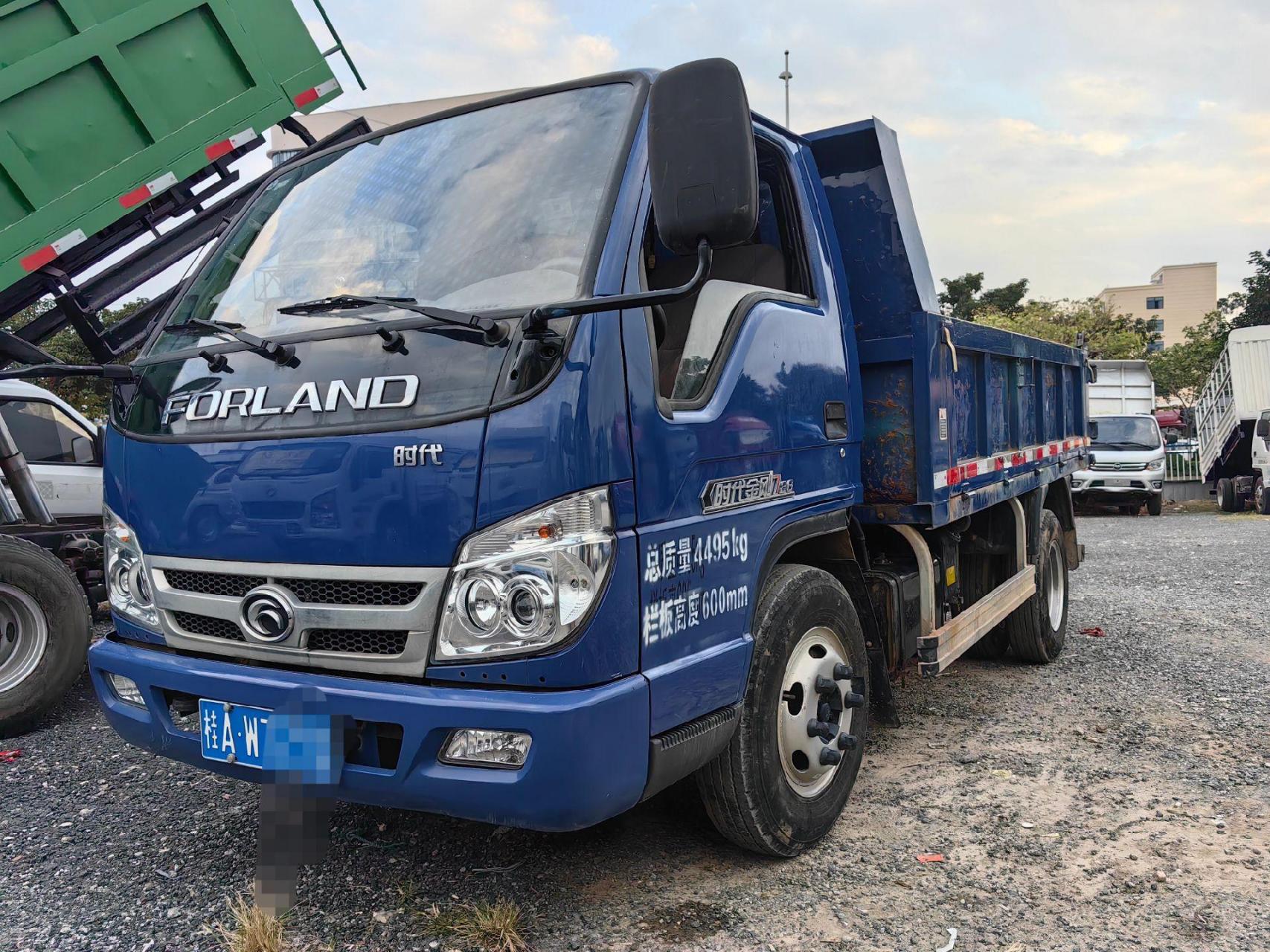 二手蓝牌福田自卸翻斗车.个体户,2022年,云内95匹,车厢3.3x1.8x0.