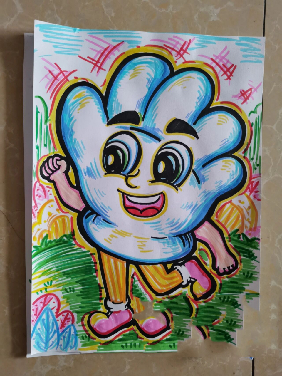 手套简笔画   服装简笔画——手套