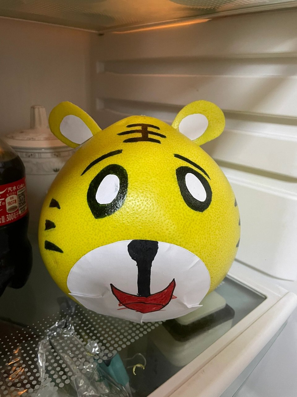 幼儿园手工作业,水果娃娃巧虎