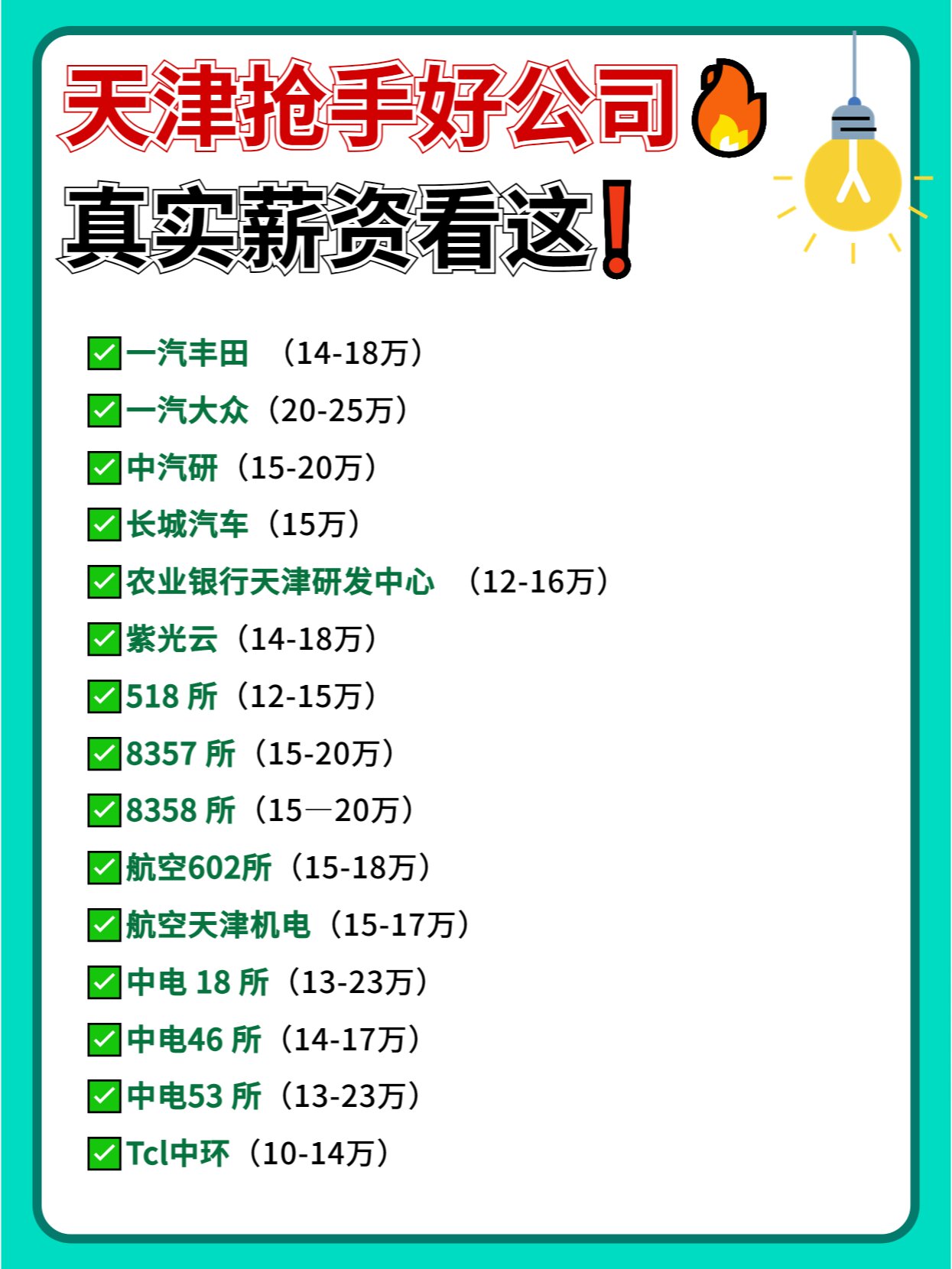 大爆料❗天津的薪资都这么高的吗?