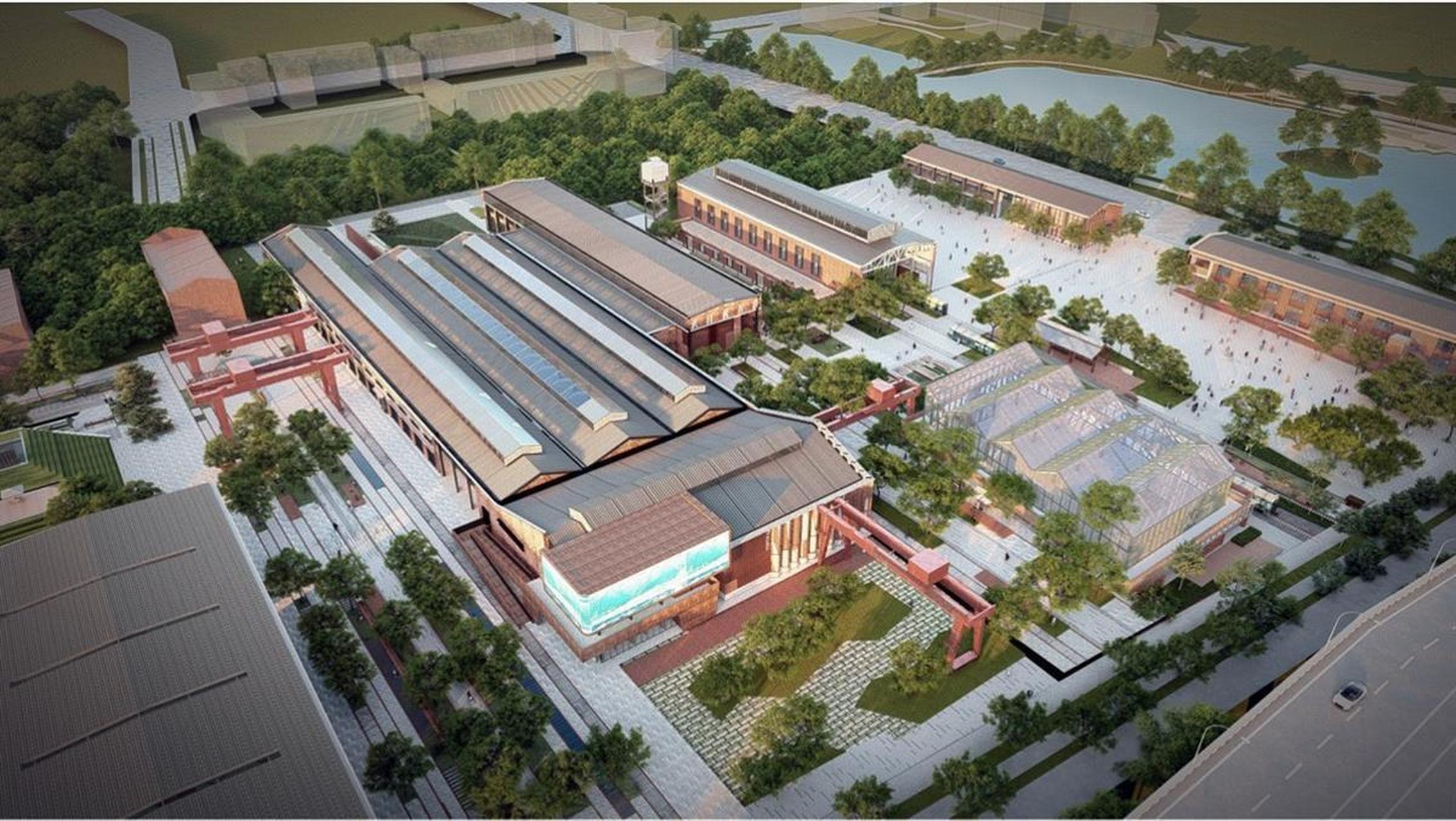 四美塘铁路遗址文化公园效果图