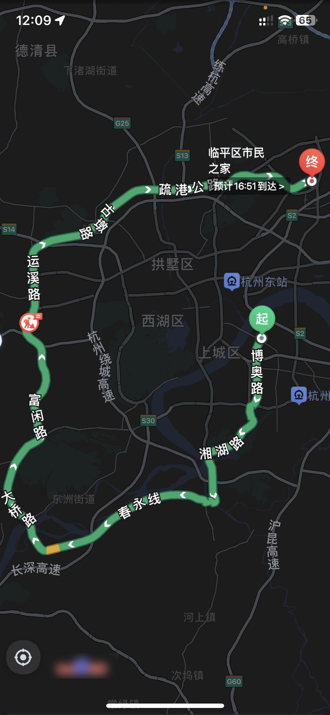 杭州临平区不禁摩,是不是可以有一条萧山往返临平的路可以让摩托车