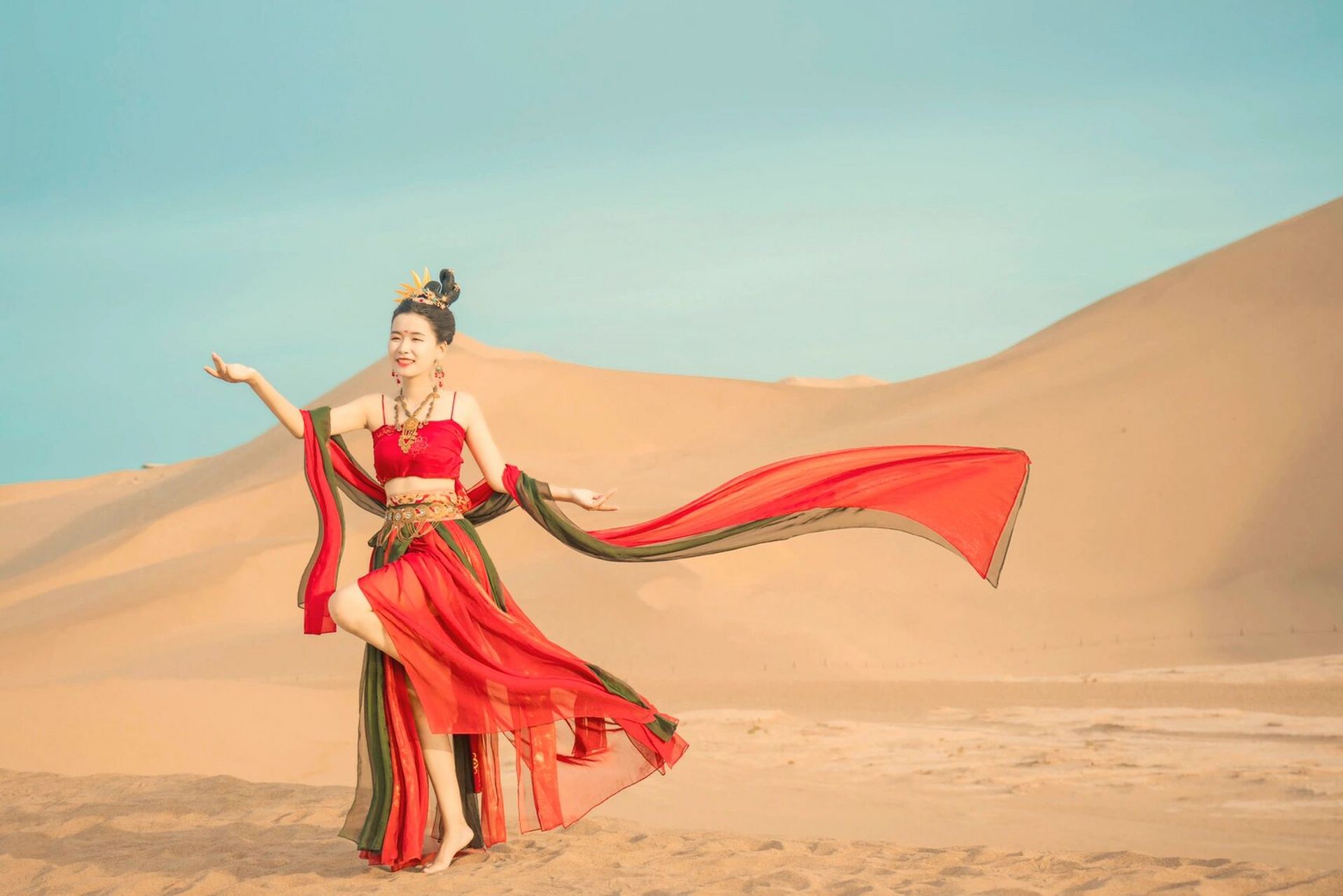 500块的敦煌飞天写真,这个价格值吗?