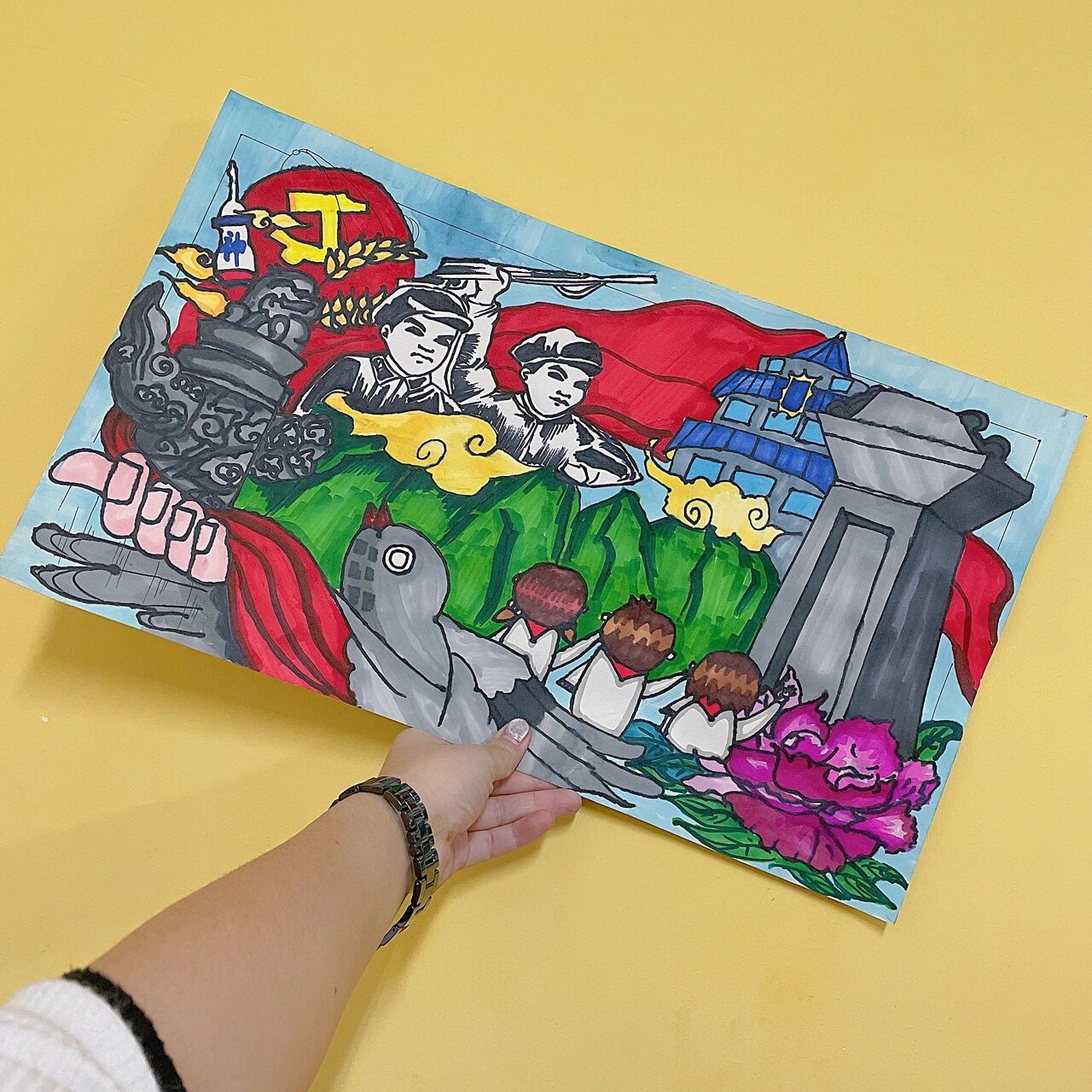 抗战主题手抄报