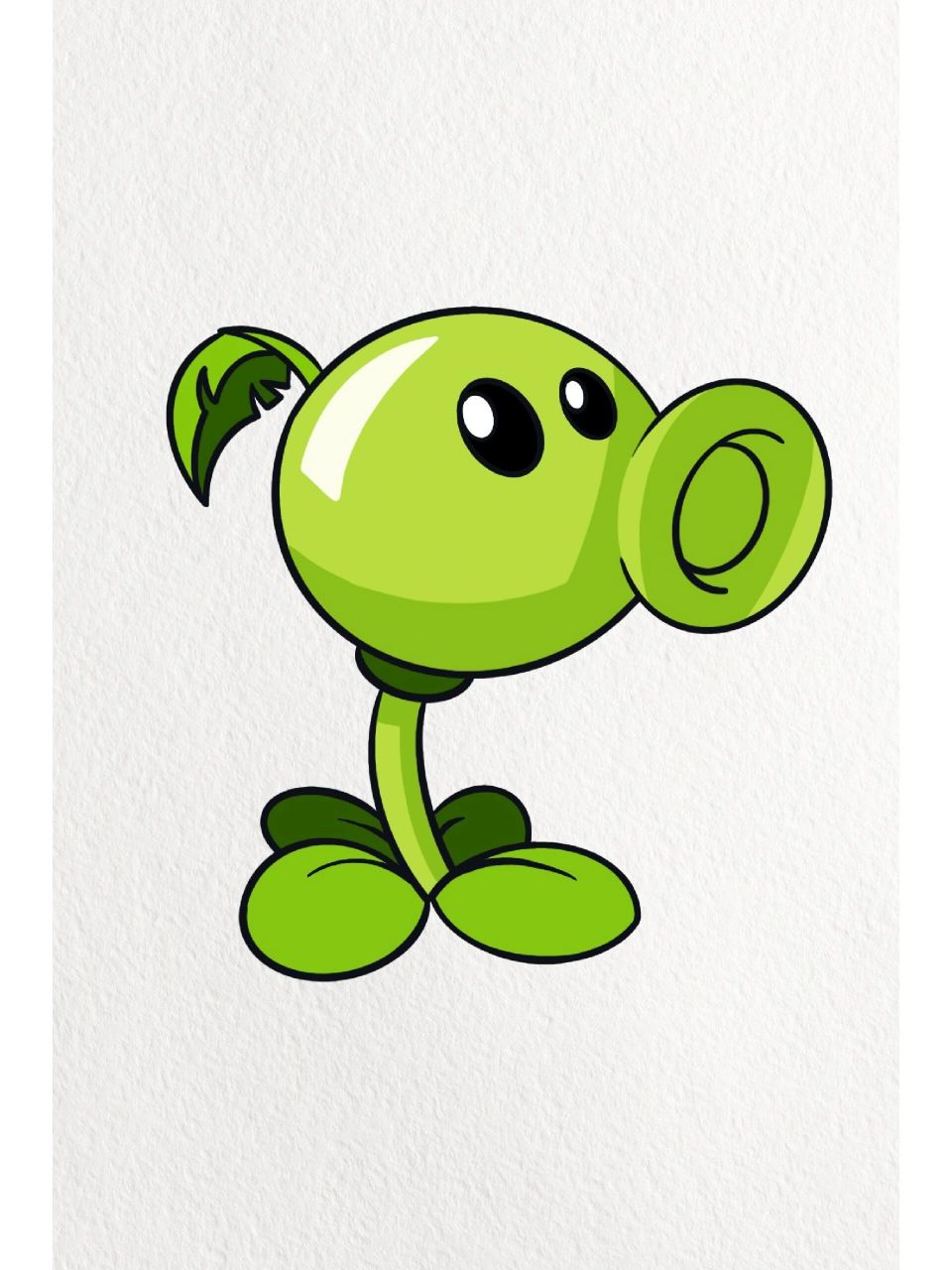 豌豆射手 教你画豌豆射手