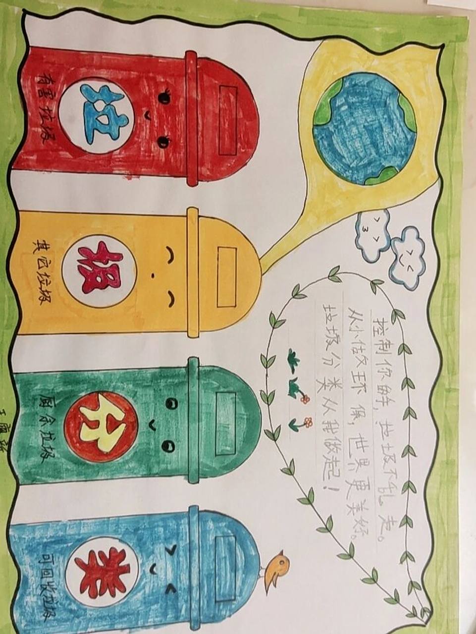 环保《垃圾分类》手抄报